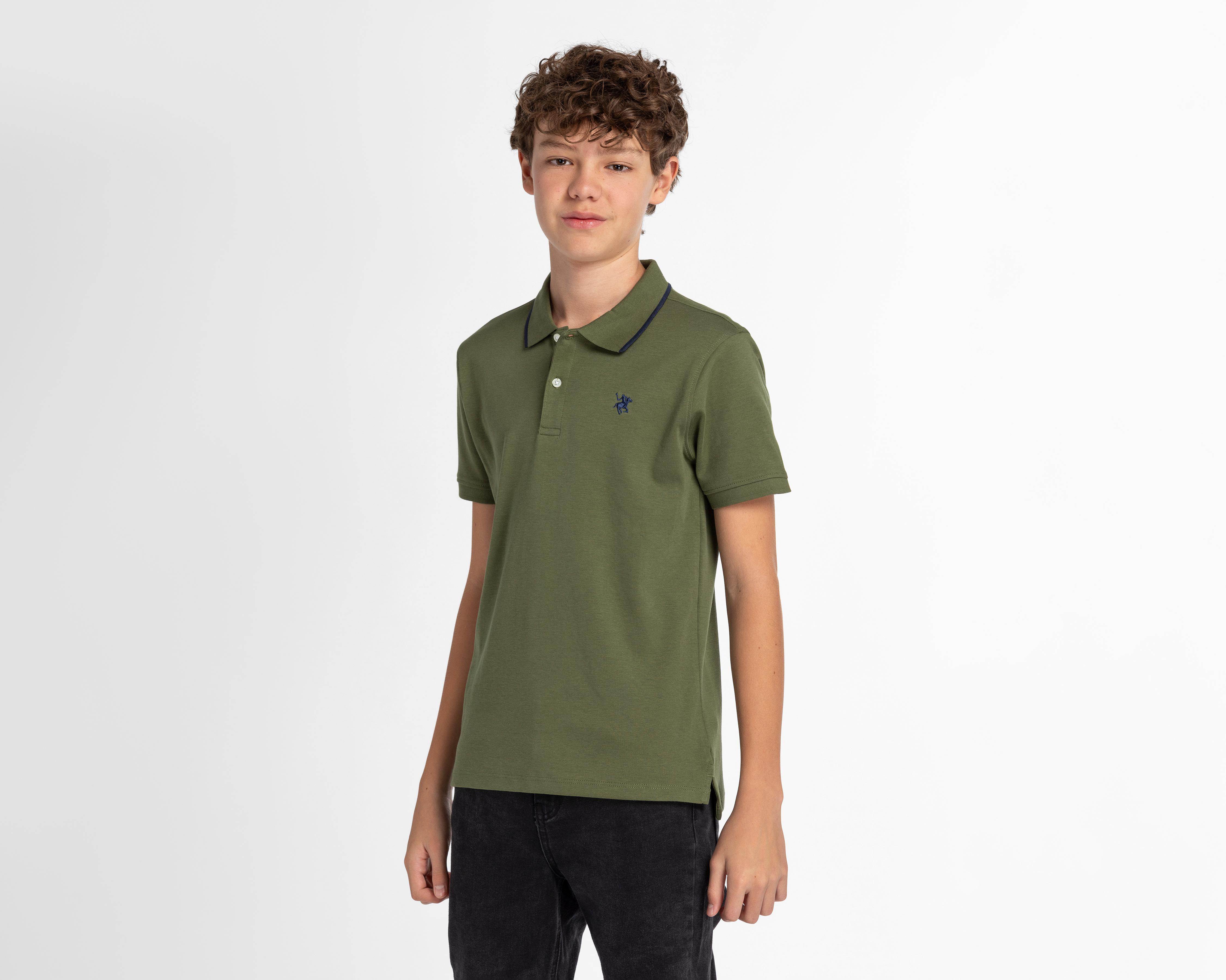 Playera York Team Polo Club Manga Corta Juvenil $199