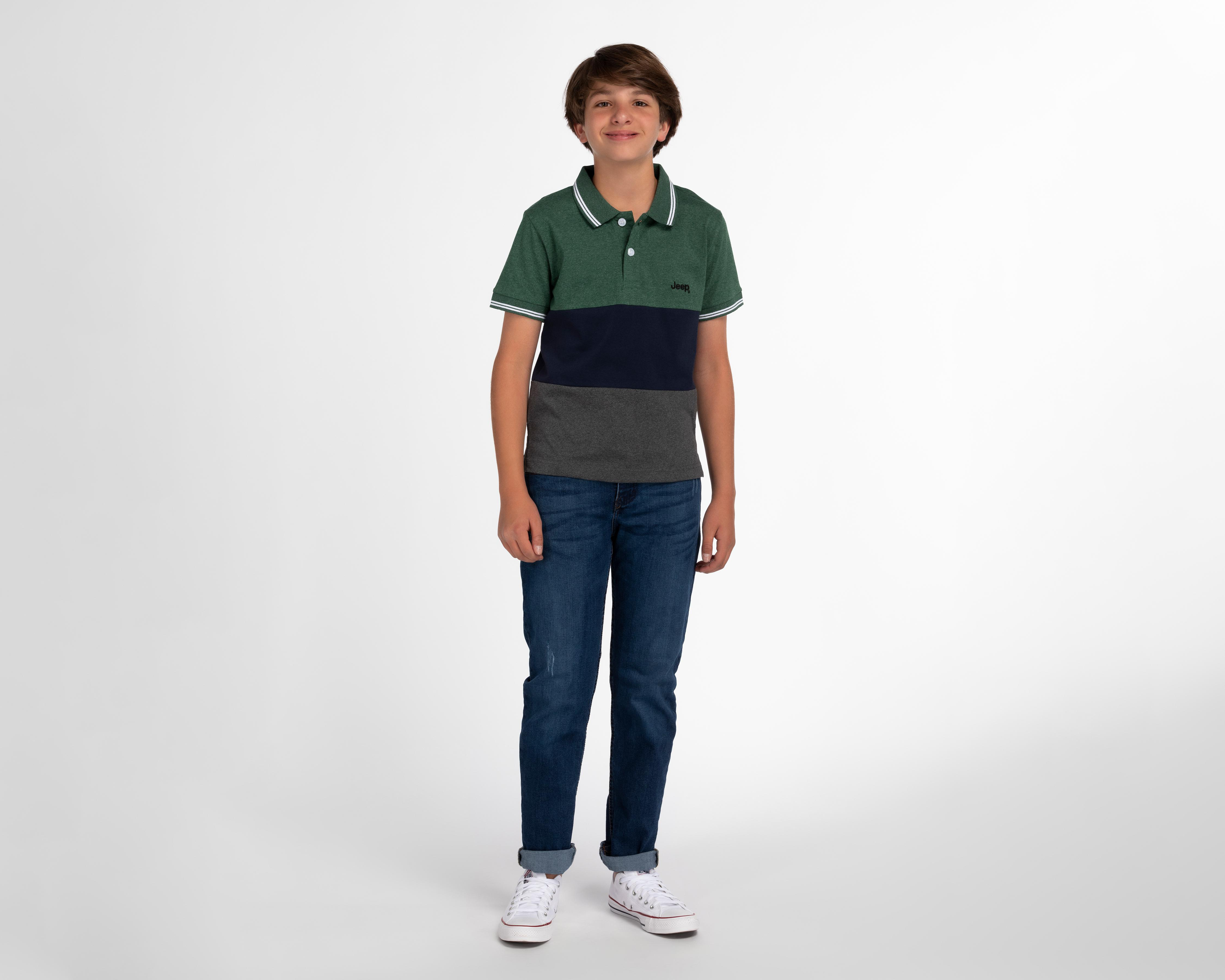 Foto 2 | Playera Jeep Manga Corta Estampada Juvenil