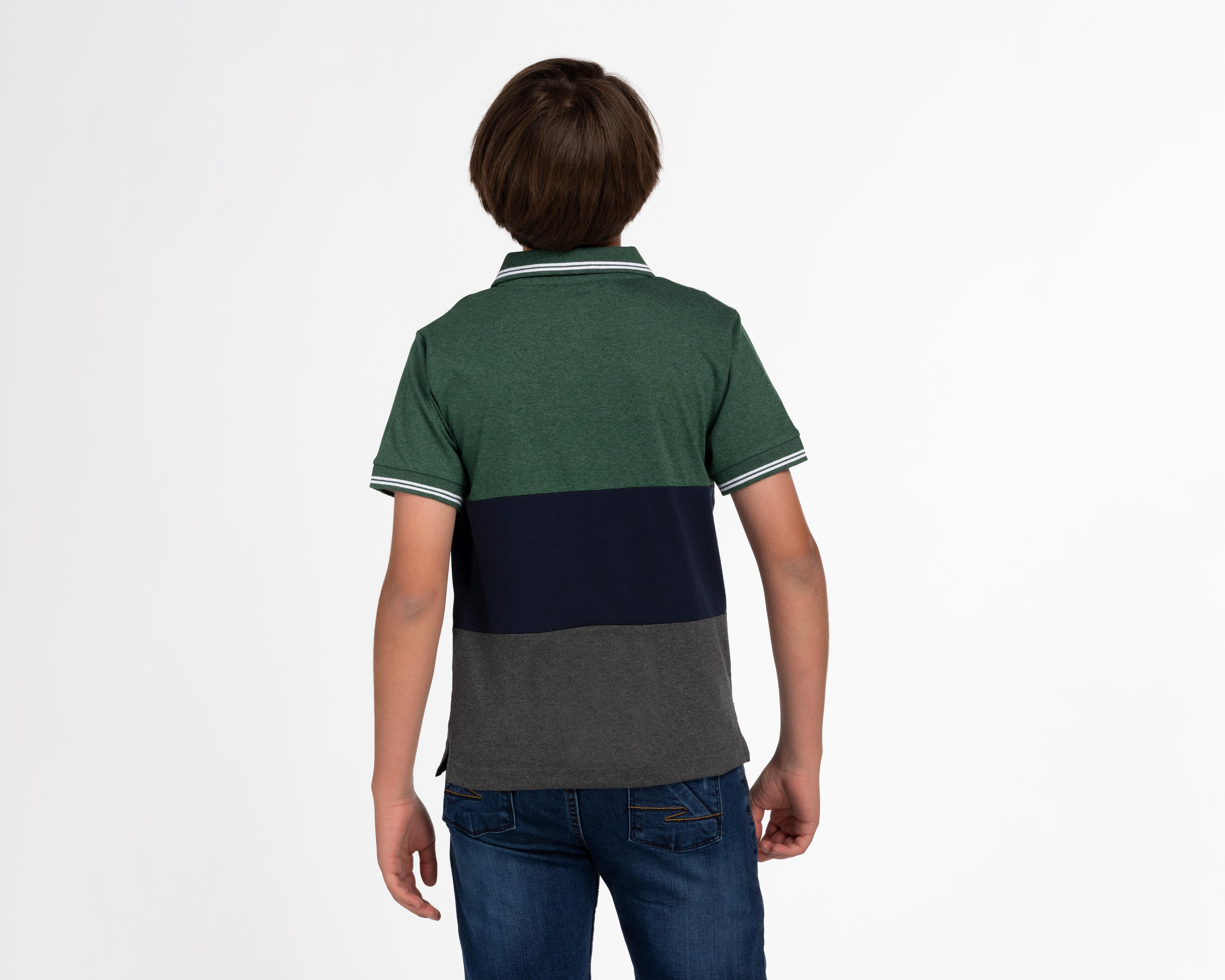 Foto 4 pulgar | Playera Jeep Manga Corta Estampada Juvenil
