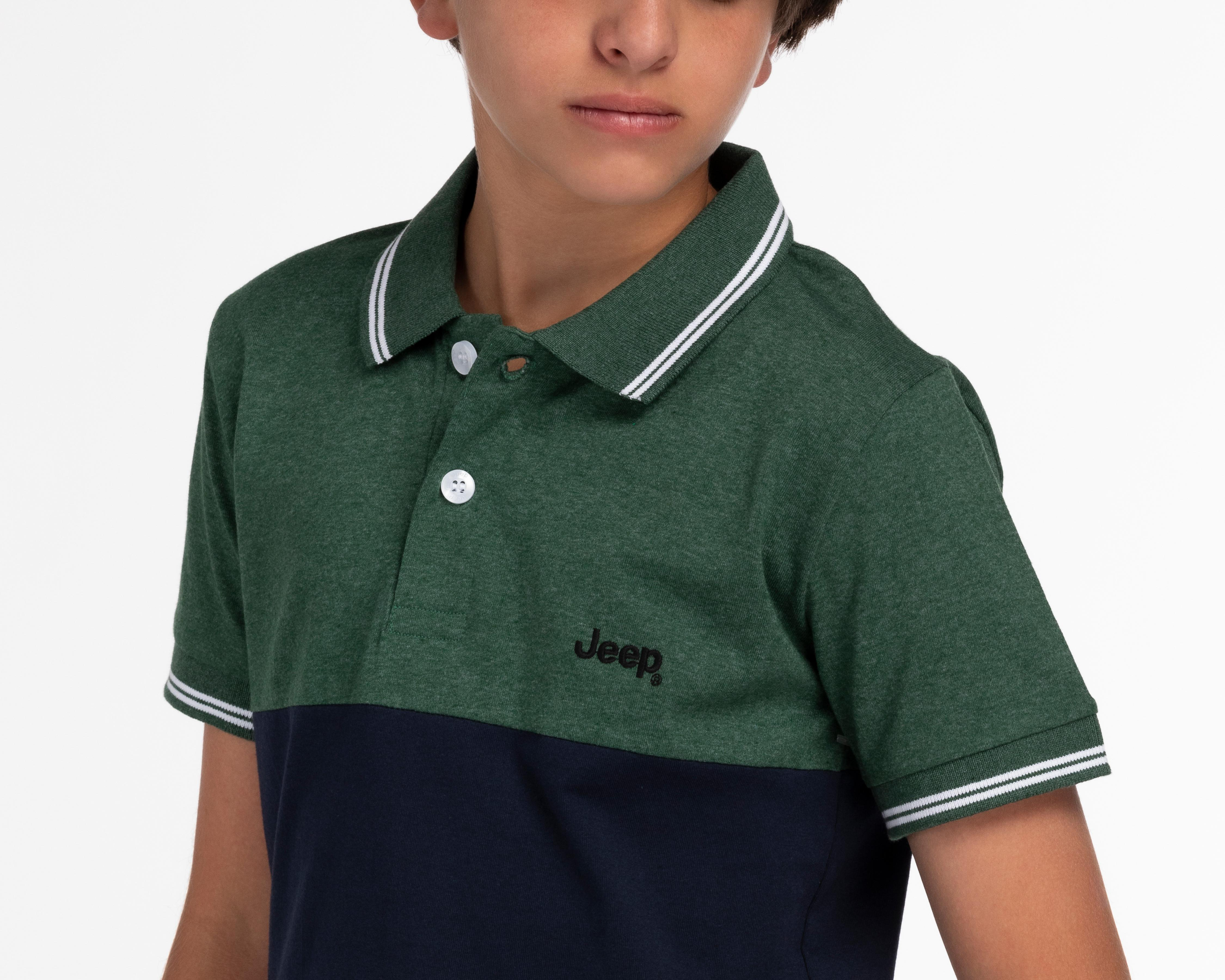 Foto 5 pulgar | Playera Jeep Manga Corta Estampada Juvenil