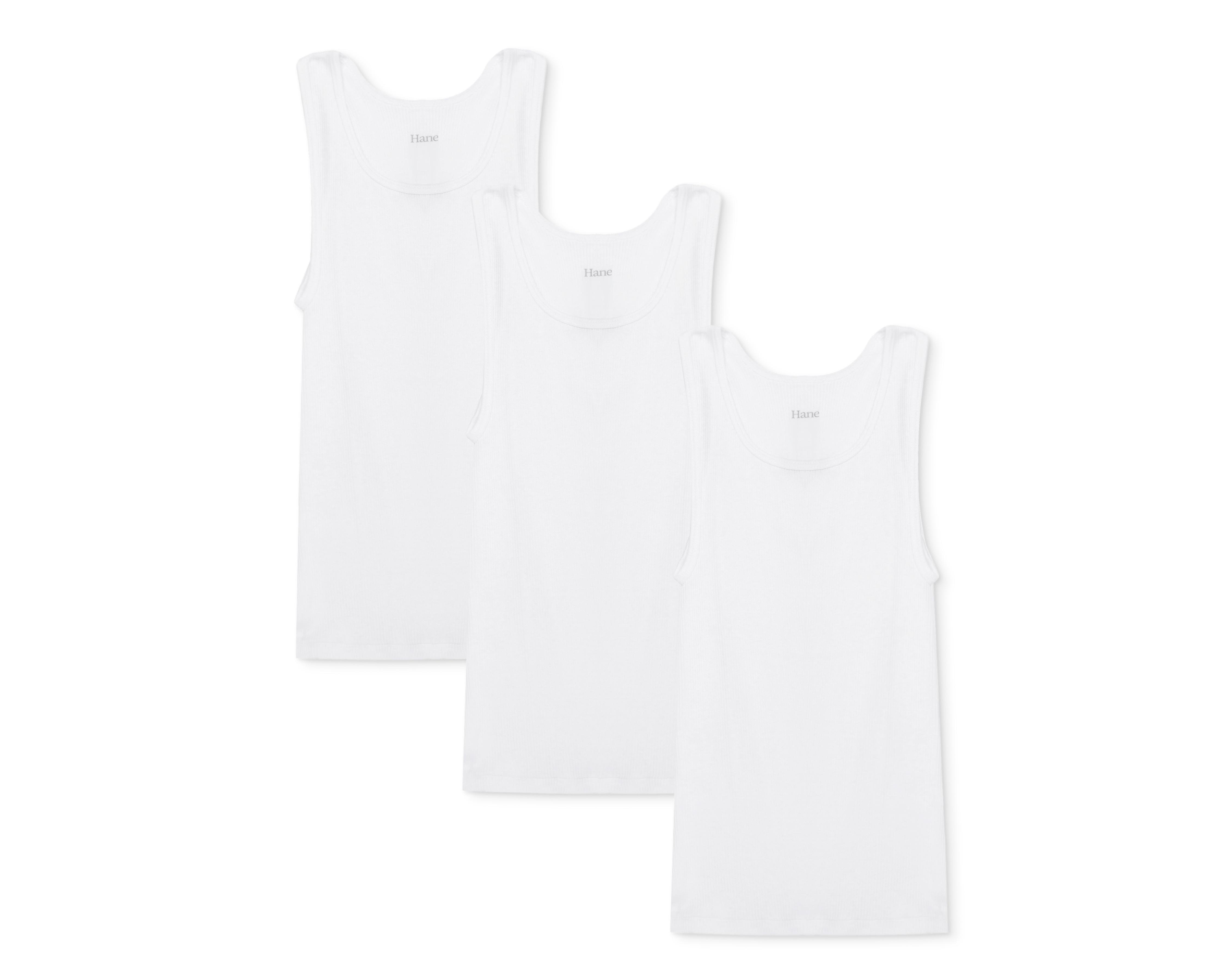 Foto 1 | Camiseta Interior Hanes 3 Piezas
