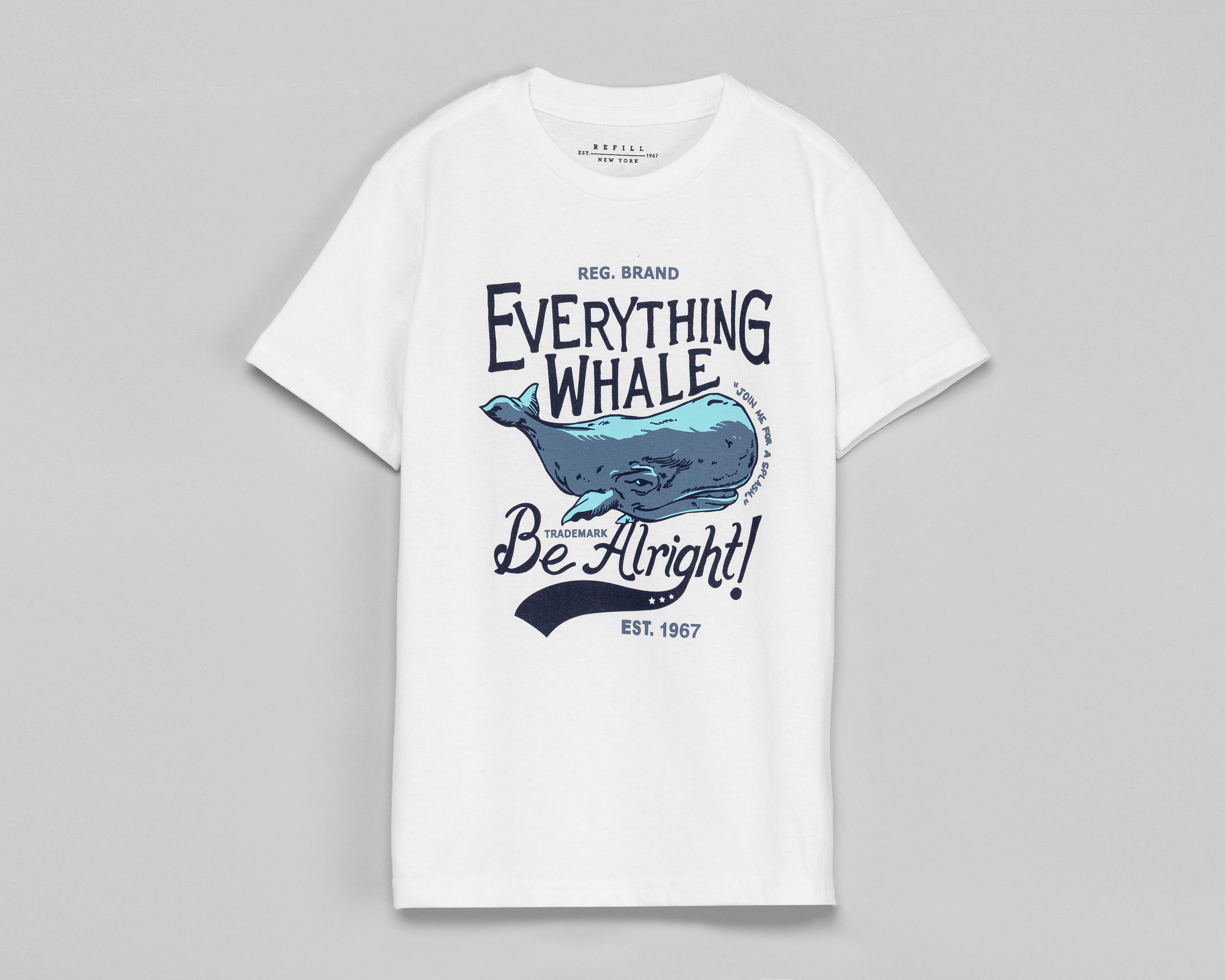 Foto 2 pulgar | Playera Refill Estampada para Niño