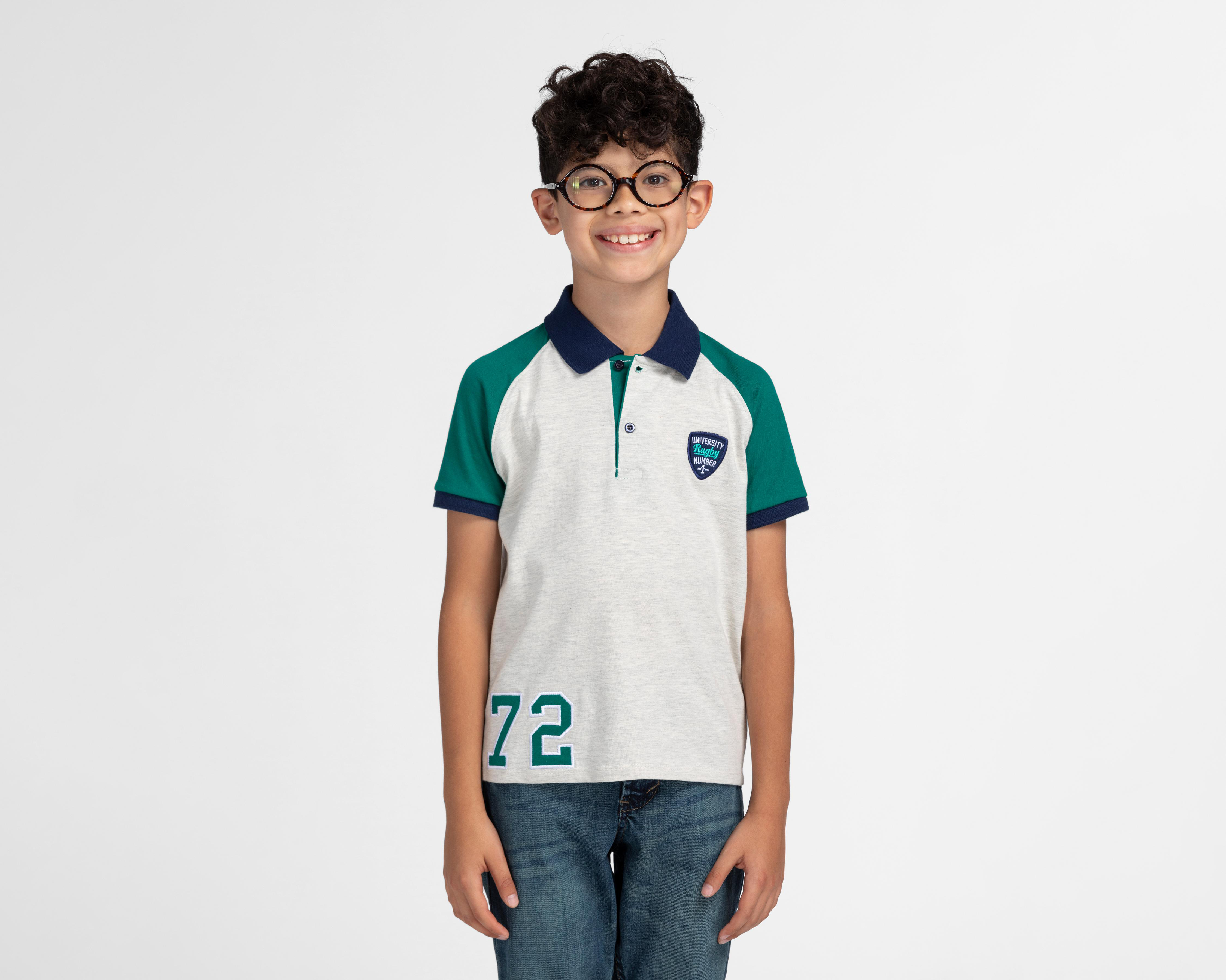 Playera Refill Manga Corta para Niño