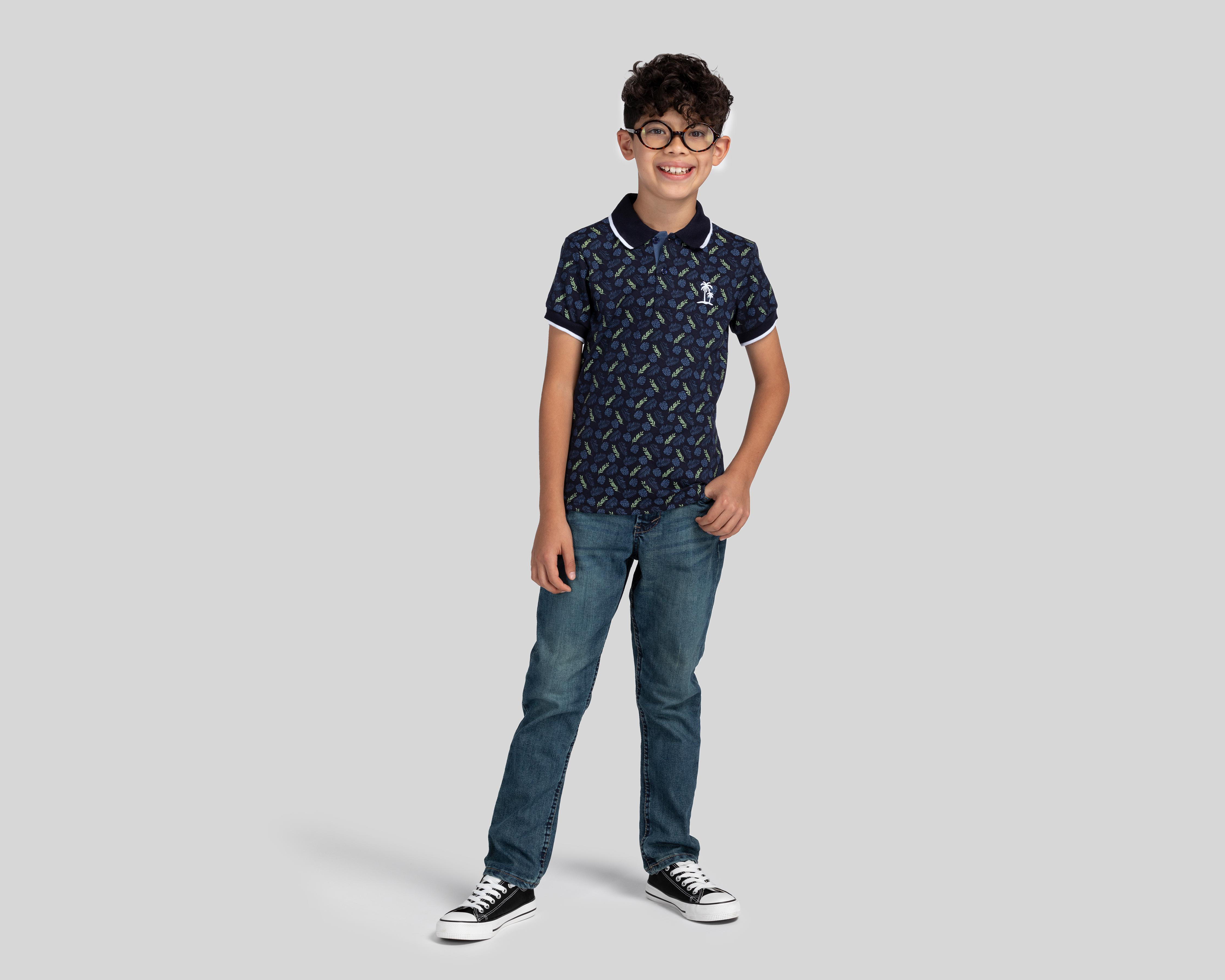 Foto 2 | Playera Refill Manga Corta Estampada para Niño