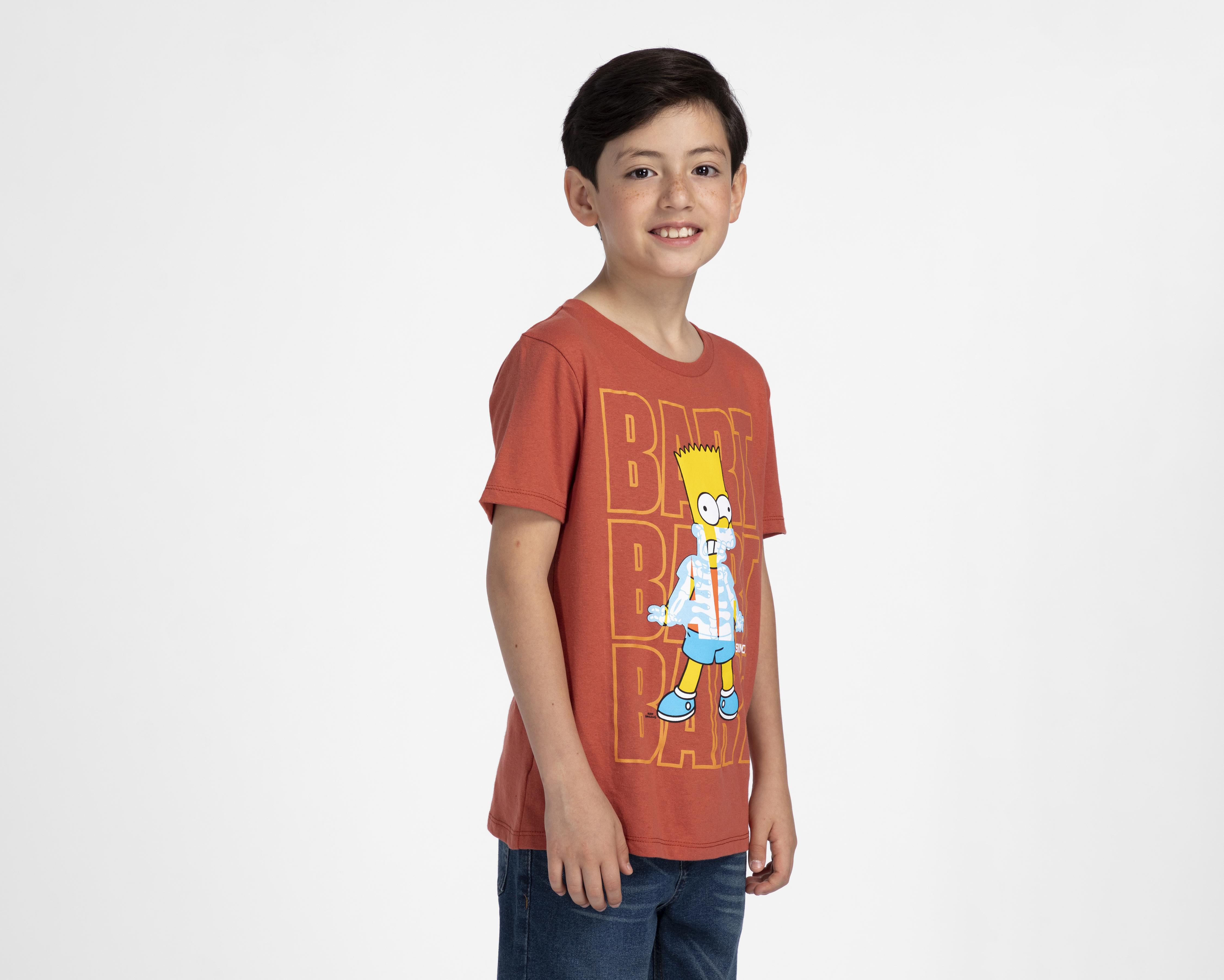 Playera The Simpsons Estampada para Niño