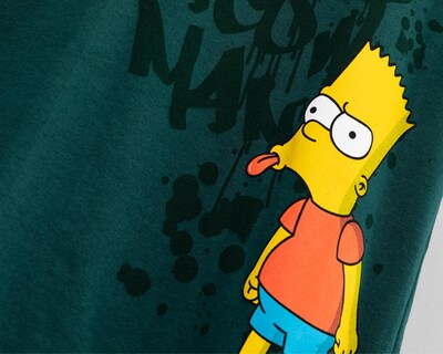 Foto 6 | Playera The Simpsons Estampada Juvenil