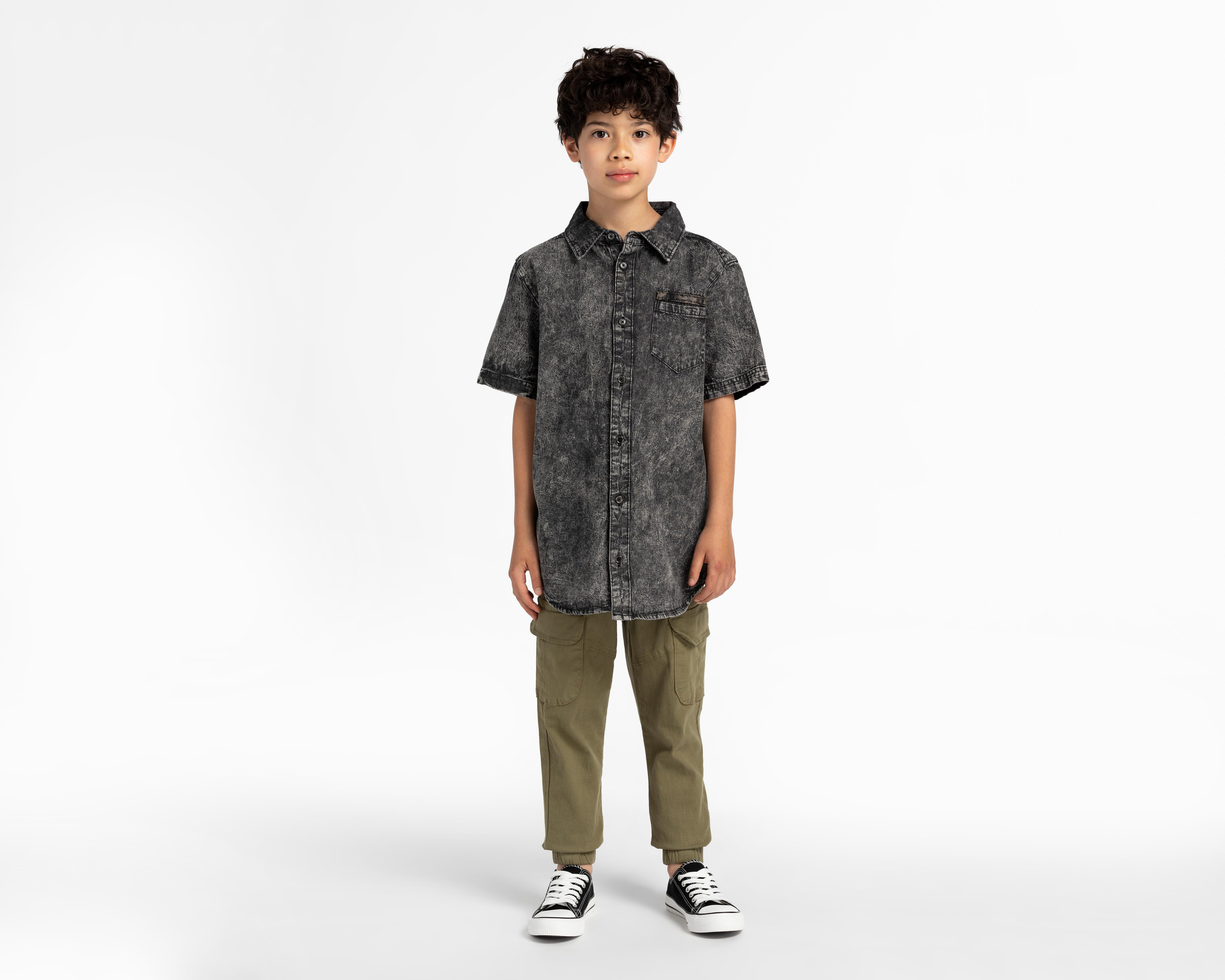 Foto 4 pulgar | Camisa Refill Manga Corta para Niño