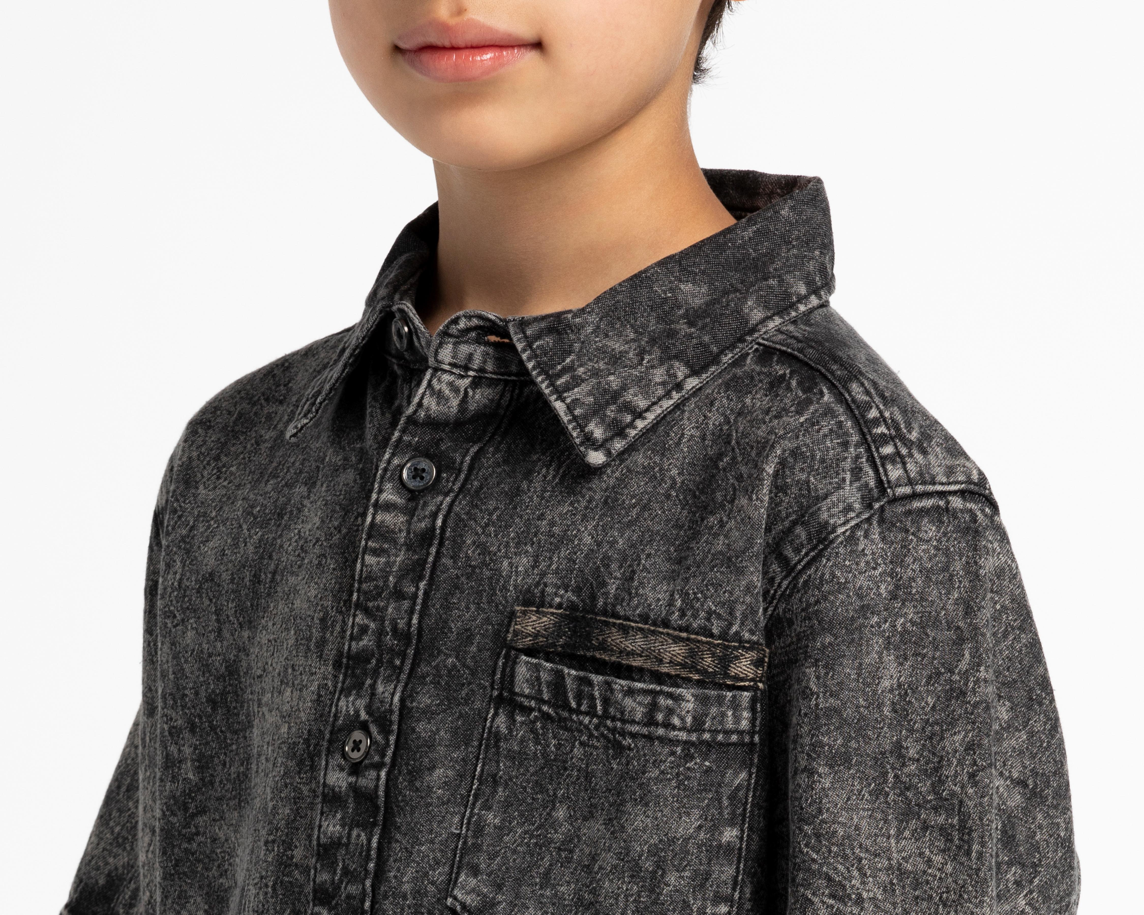Foto 4 | Camisa Refill Manga Corta para Niño