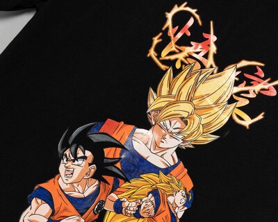 Foto 3 | Playera Dragon Ball Z Manga Corta Estampada para Niño