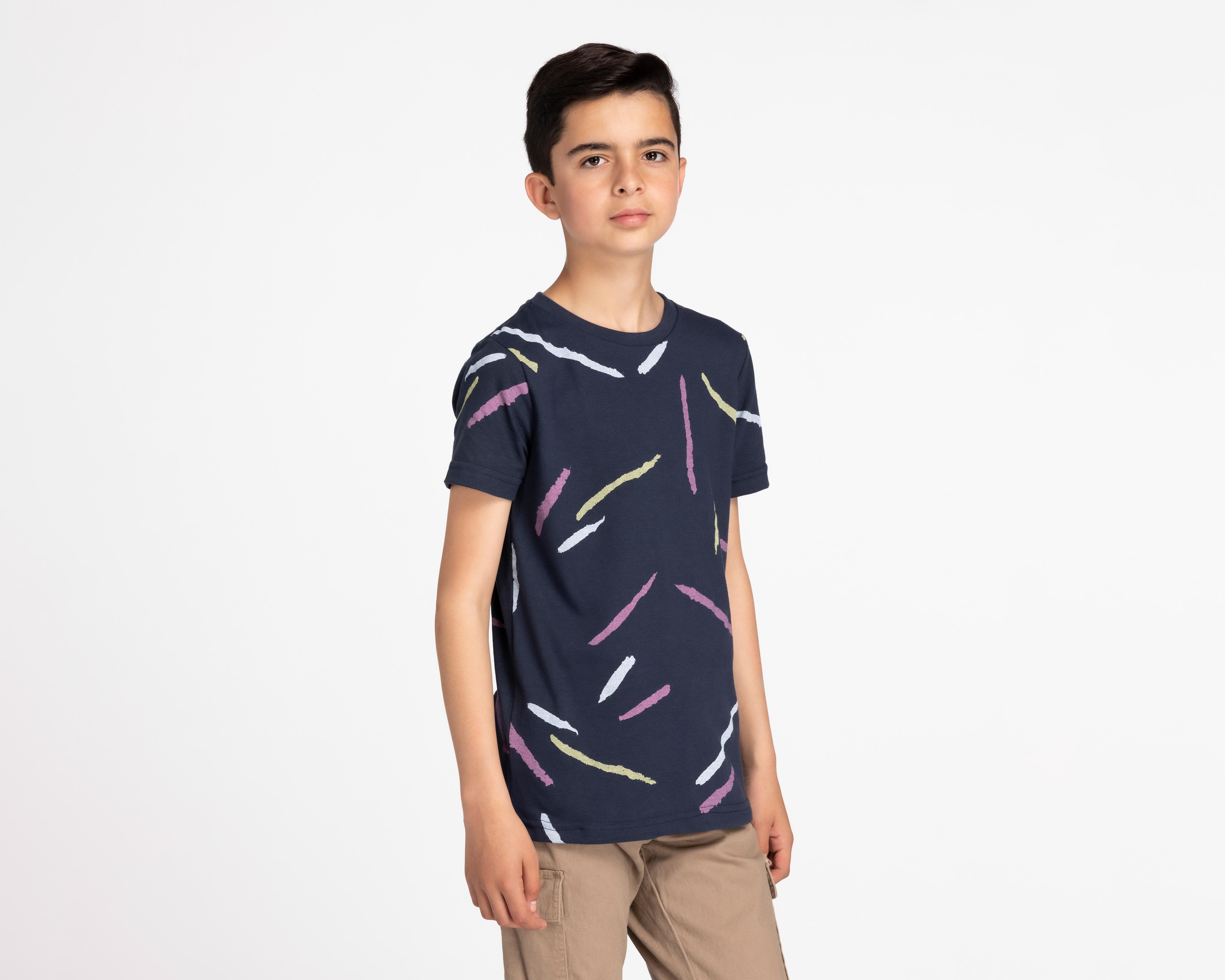 Playera Refill Estampada Juvenil