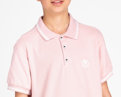 Foto 4 | Playera Polo Refill Rosa Juvenil