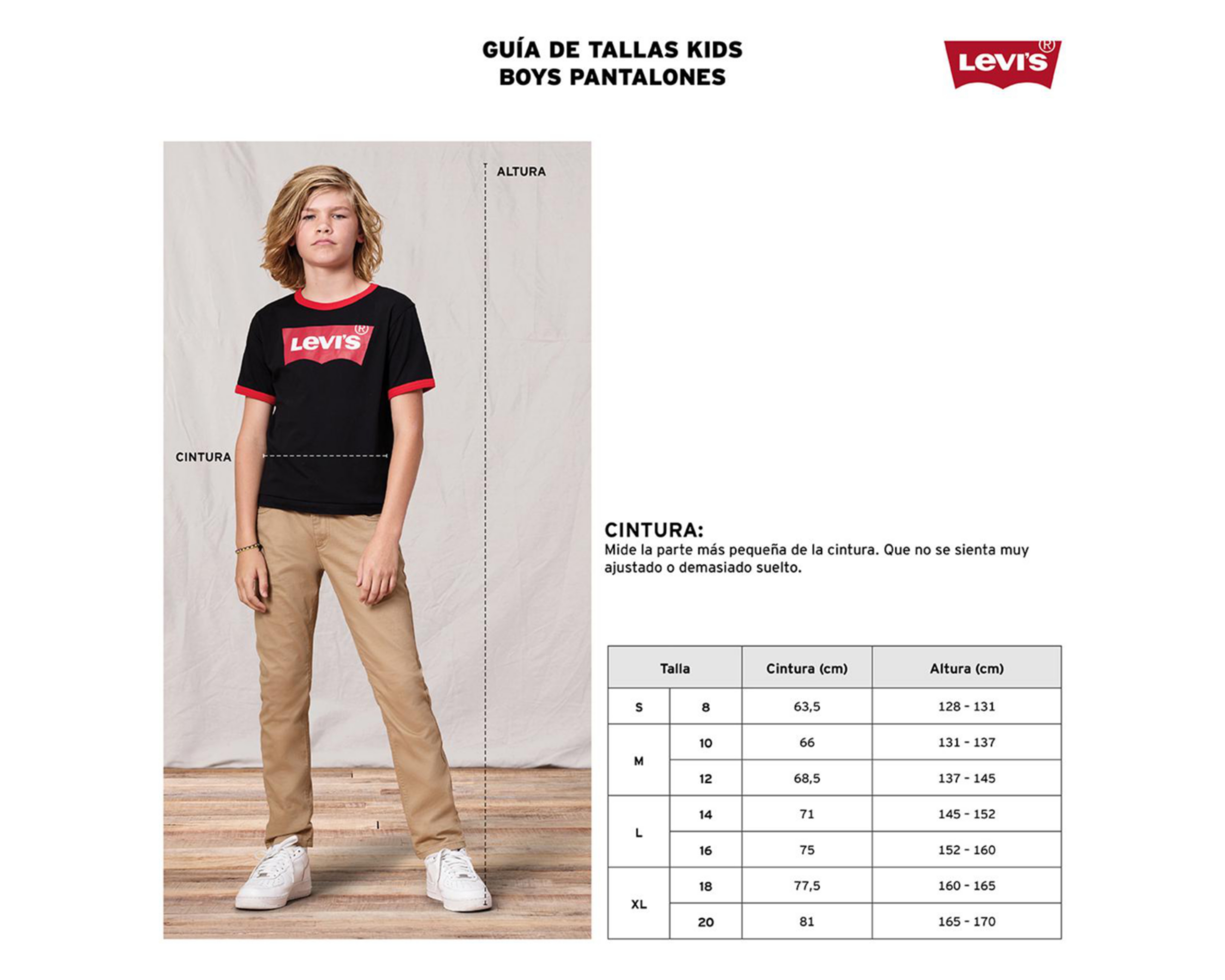 Pantalon levis shops para niño