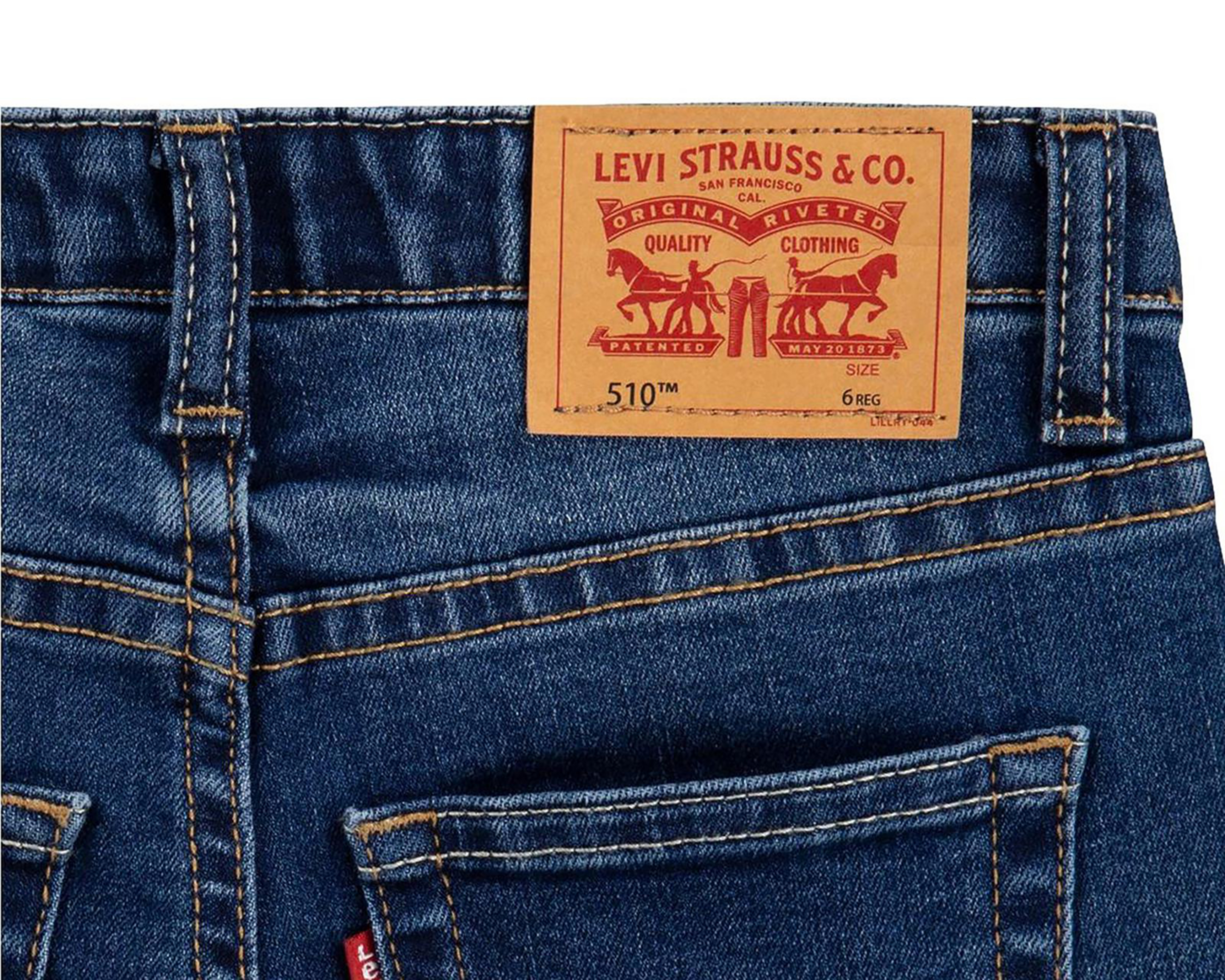 Foto 5 pulgar | Pantalón Levi's 510 Skinny para Niño