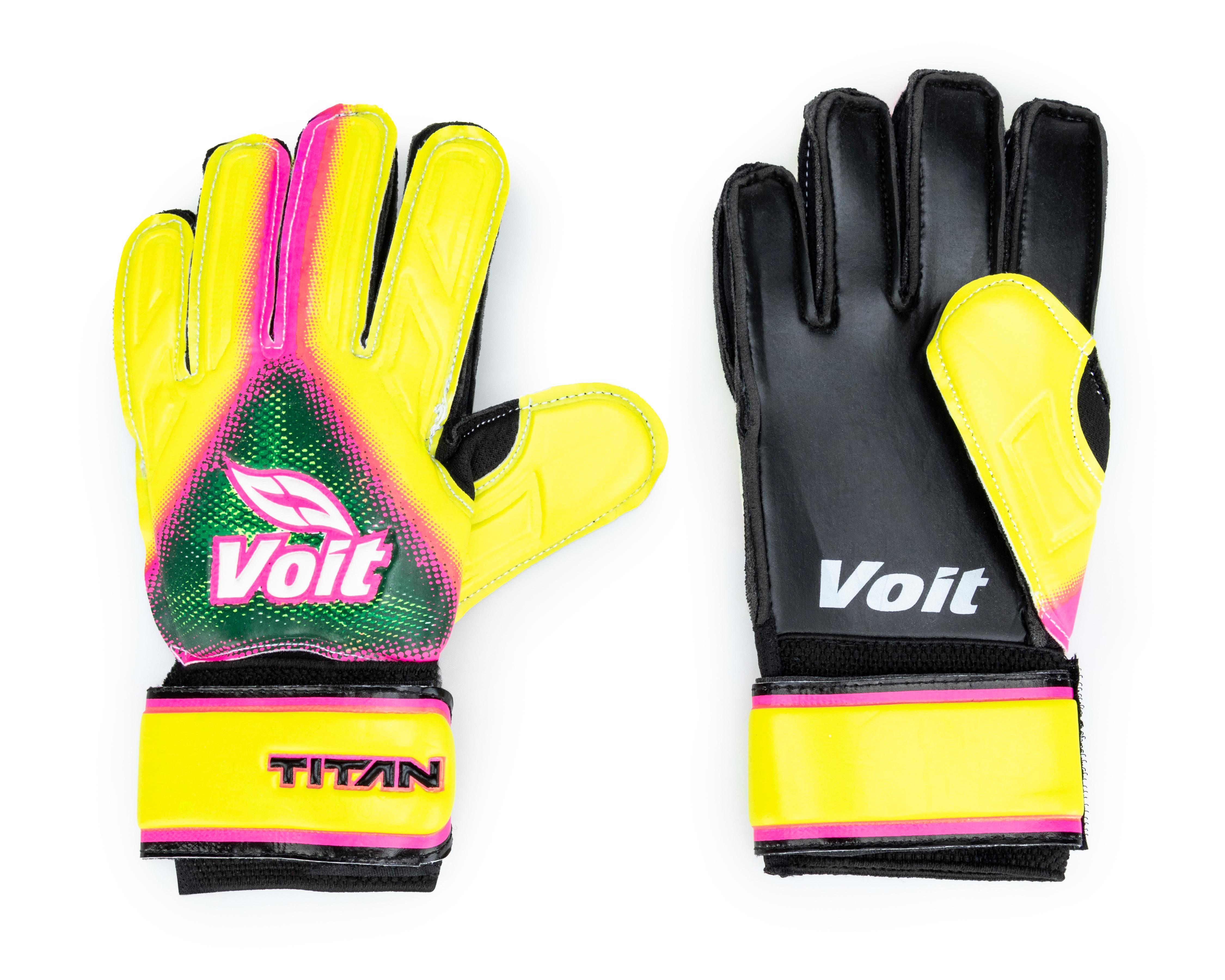 Foto 2 pulgar | Guantes de Portero Voit Titan Amarillo Talla 6 1 Par