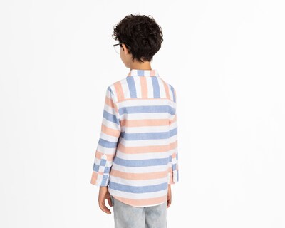 Foto 2 | Camisa Refill Manga Larga de Rayas para Niño