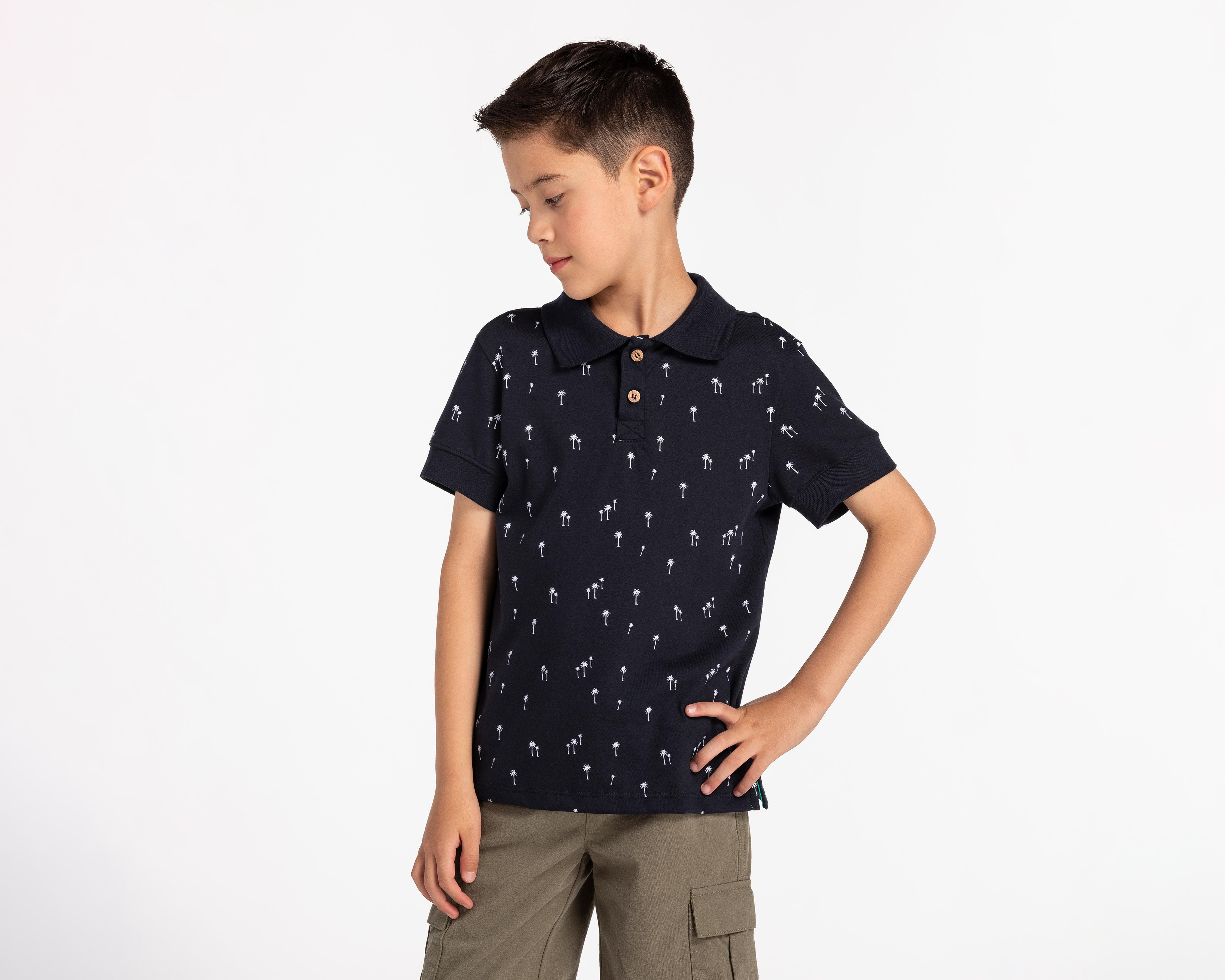 Foto 1 | Playera Refill Manga Corta Estampada para Niño