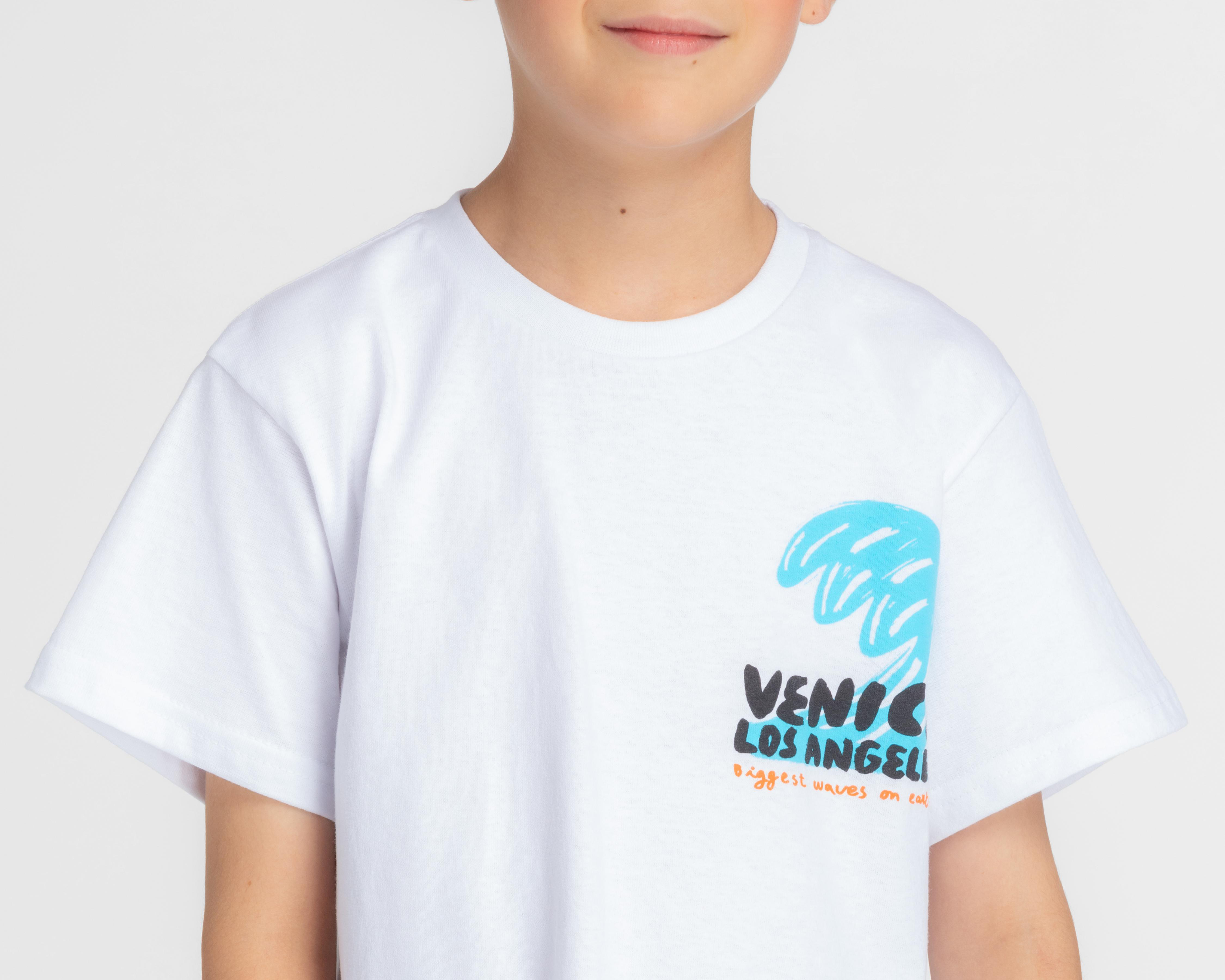 Foto 5 pulgar | Playera Neo*City Manga Corta Estampada para Niño