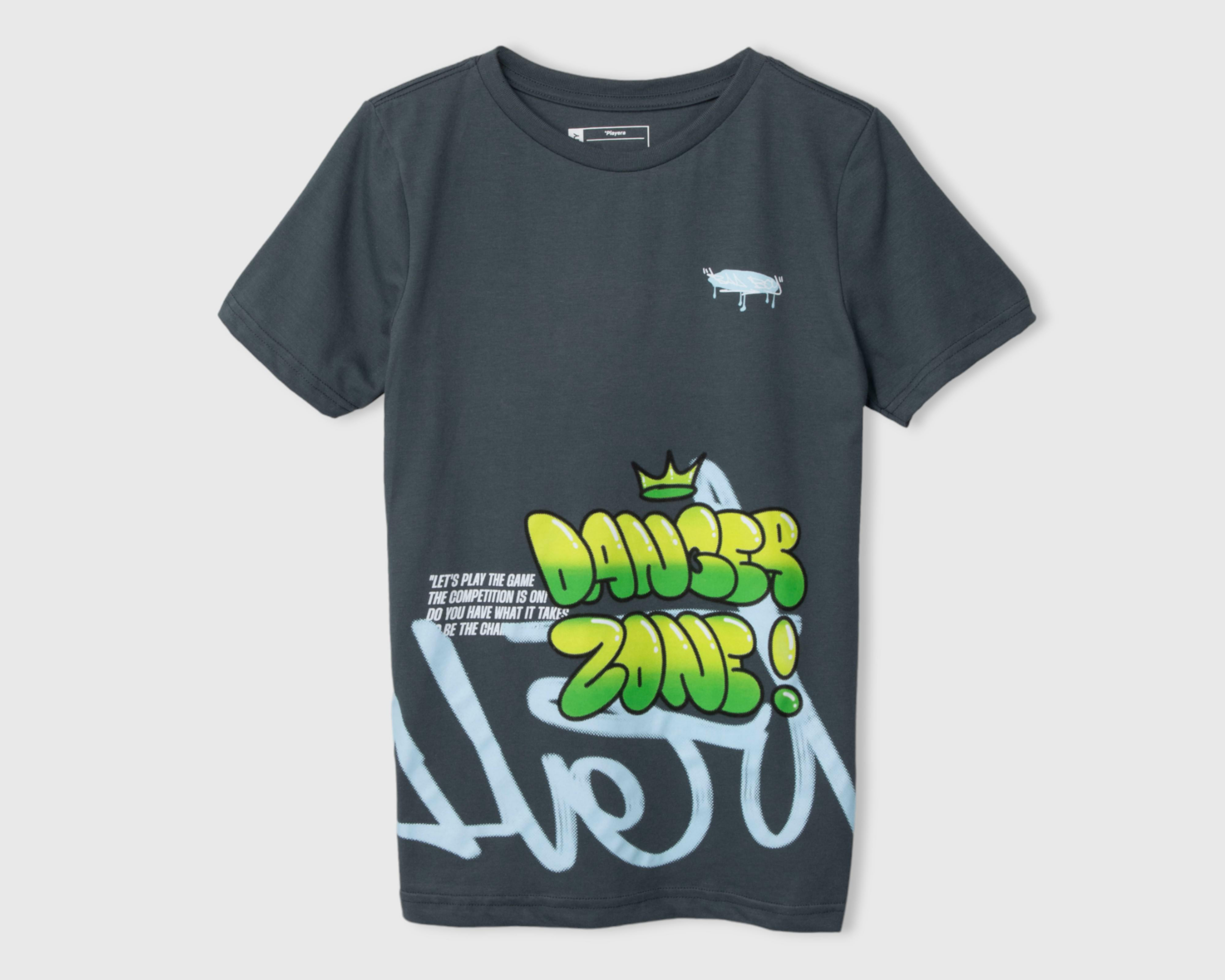 Foto 2 pulgar | Playera Neo*City Manga Corta Estampada Juvenil