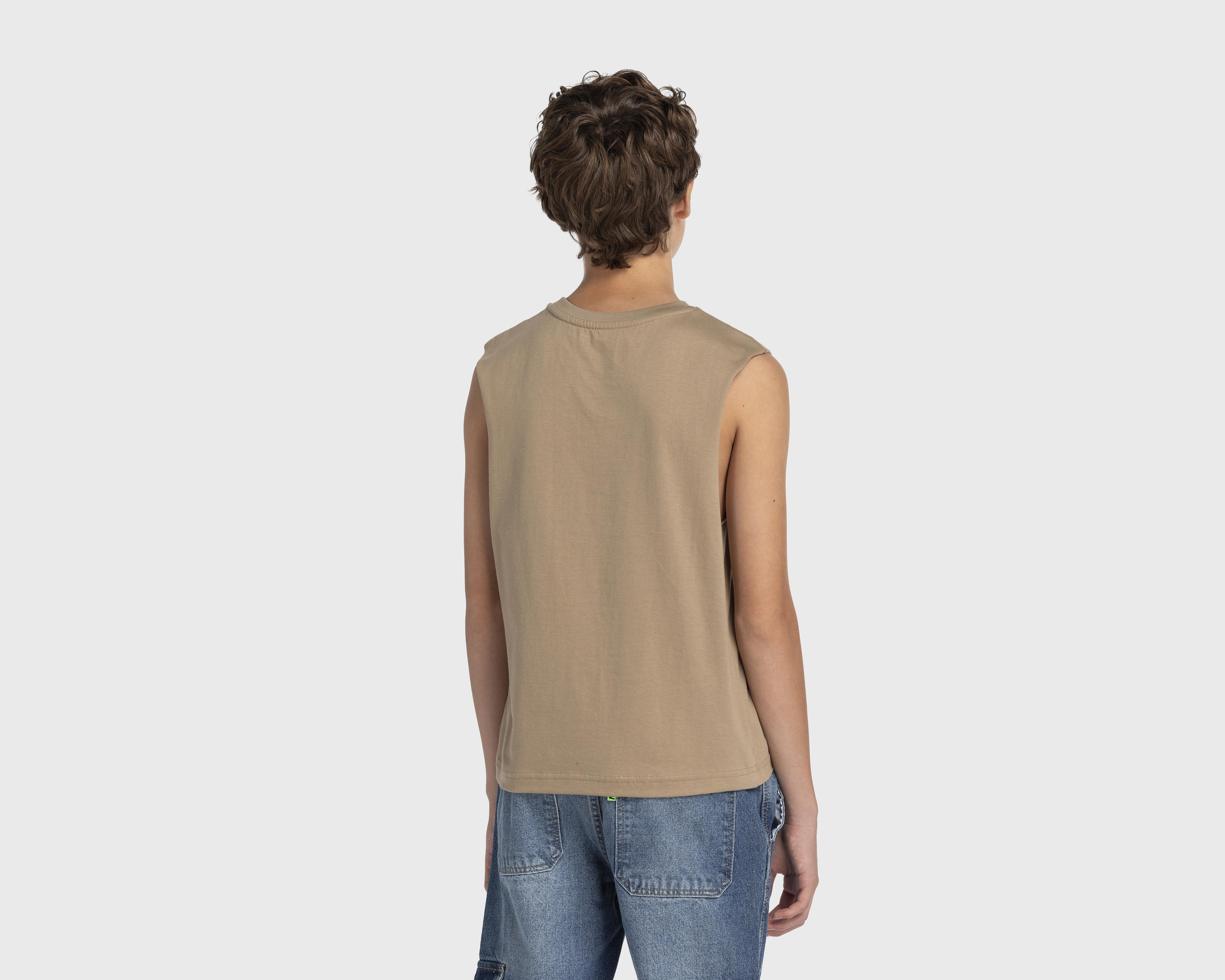 Foto 2 | Playera Neo*City sin Mangas con Estampado Juvenil