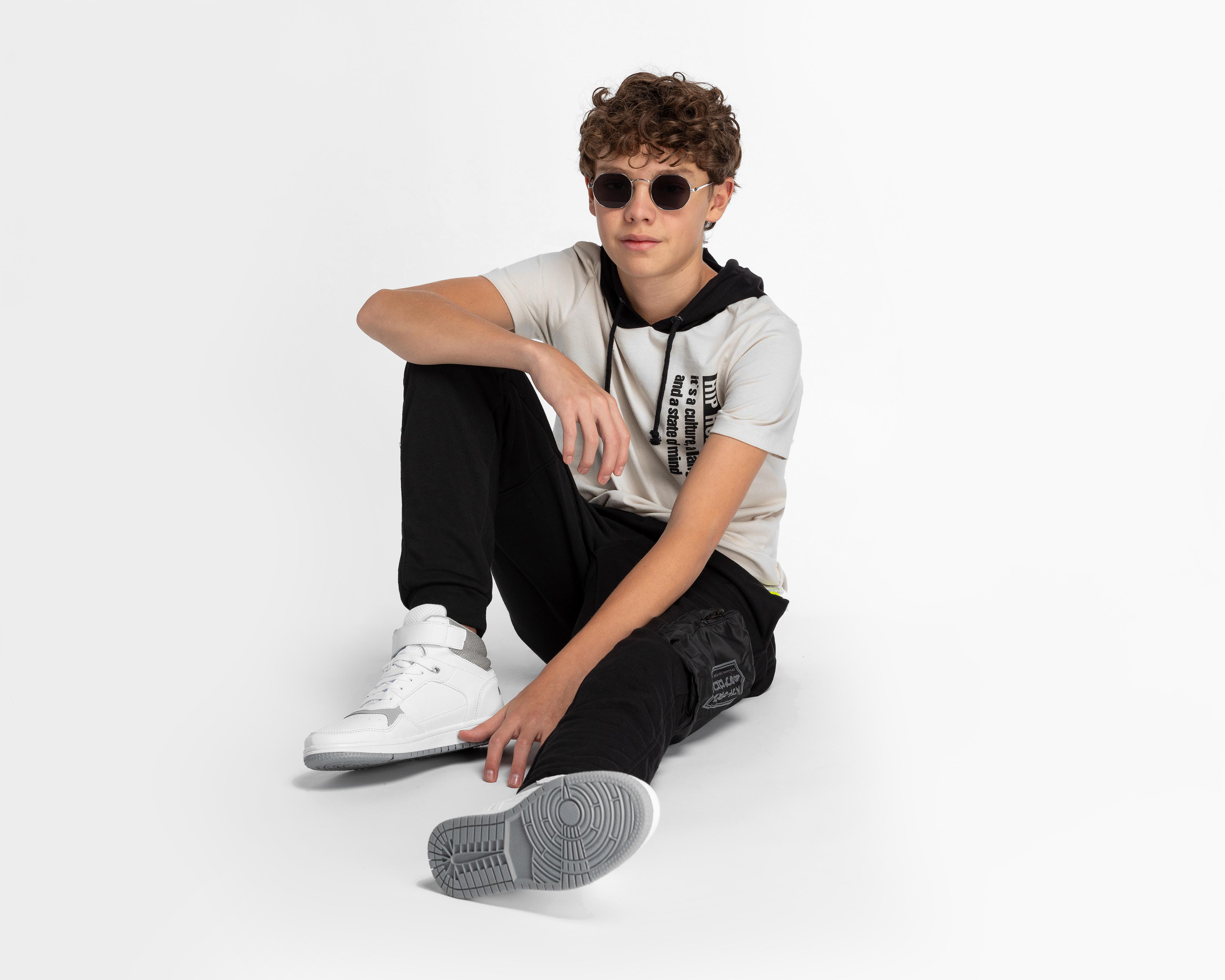Foto 4 pulgar | Playera Neo*City Manga Corta con Estampado Juvenil