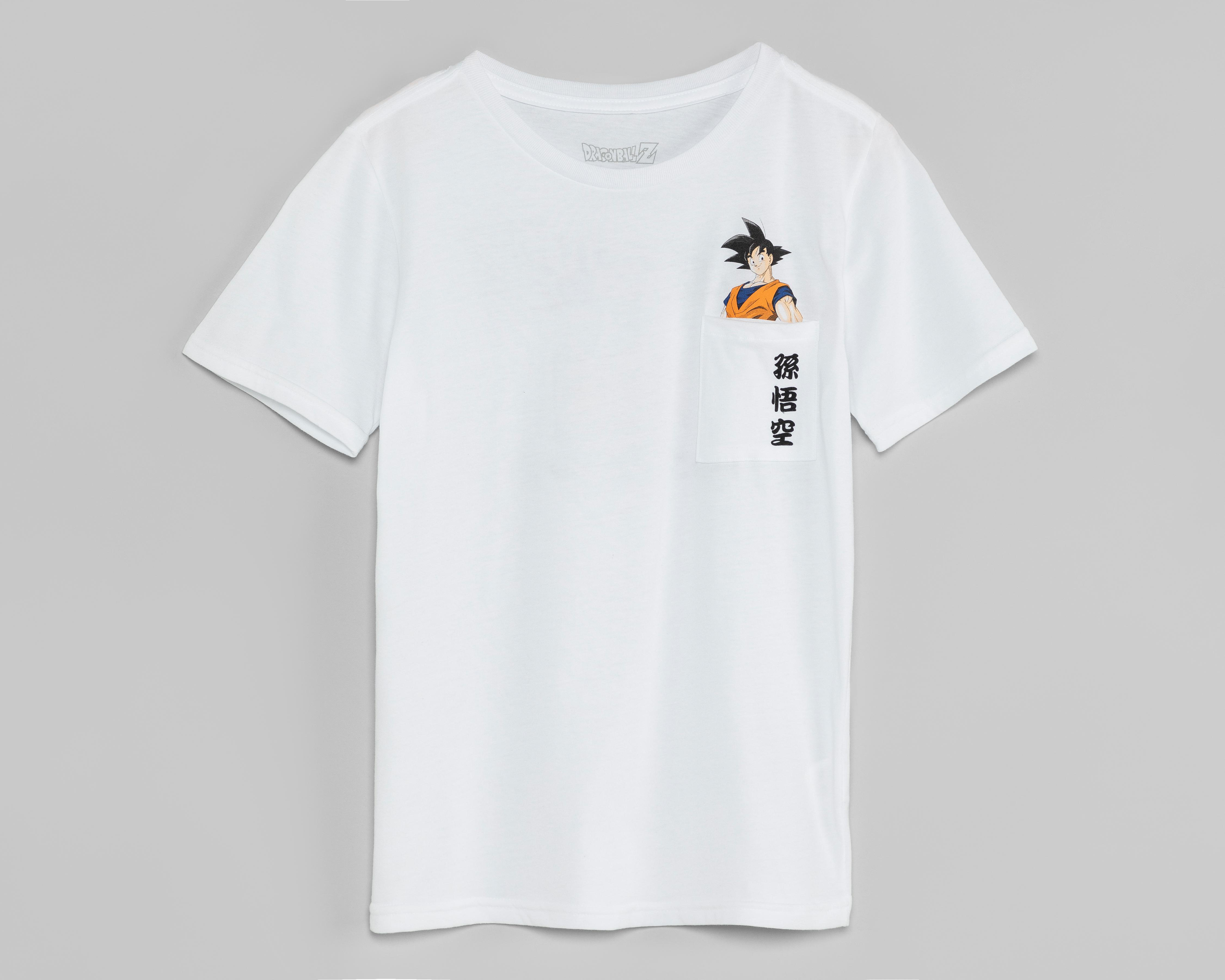 Foto 2 pulgar | Playera Dragon Ball Z Cuello Redondo