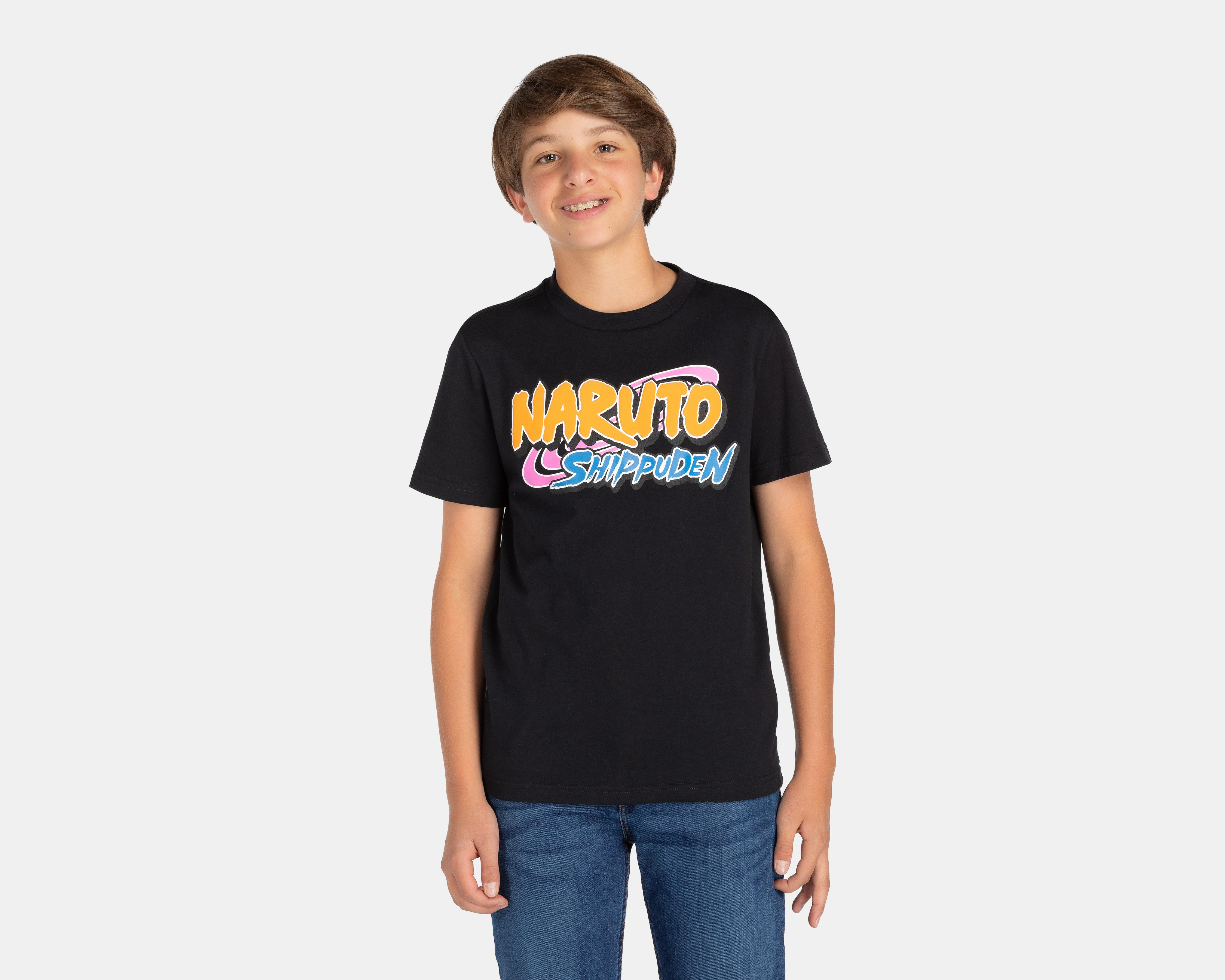 Foto 2 pulgar | Playera Naruto Manga Corta Estampada Juvenil