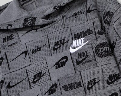 Foto 3 | Sudadera Nike Deportiva Fleece para Niño