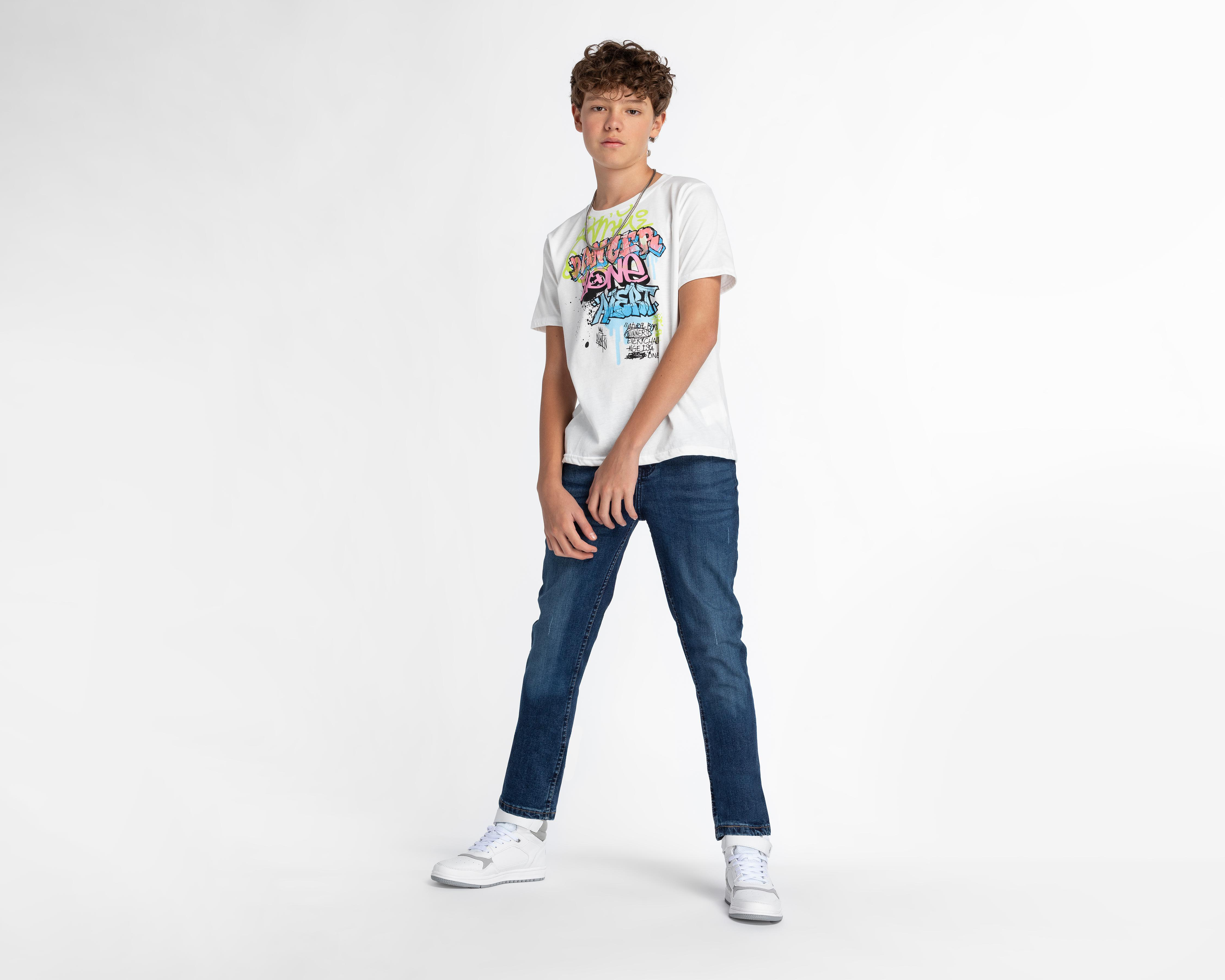 Foto 4 pulgar | Pantalón Neo*City Slim Fit Juvenil