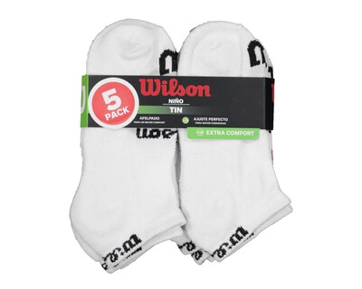Foto 3 | Calcetas Deportivas Tines Wilson para Niño 5 Pares