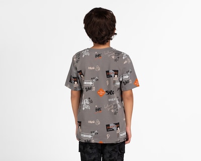 Foto 3 | Playera Neo*City Manga Corta Estampada para Niño