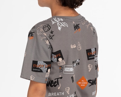 Foto 5 | Playera Neo*City Manga Corta Estampada para Niño