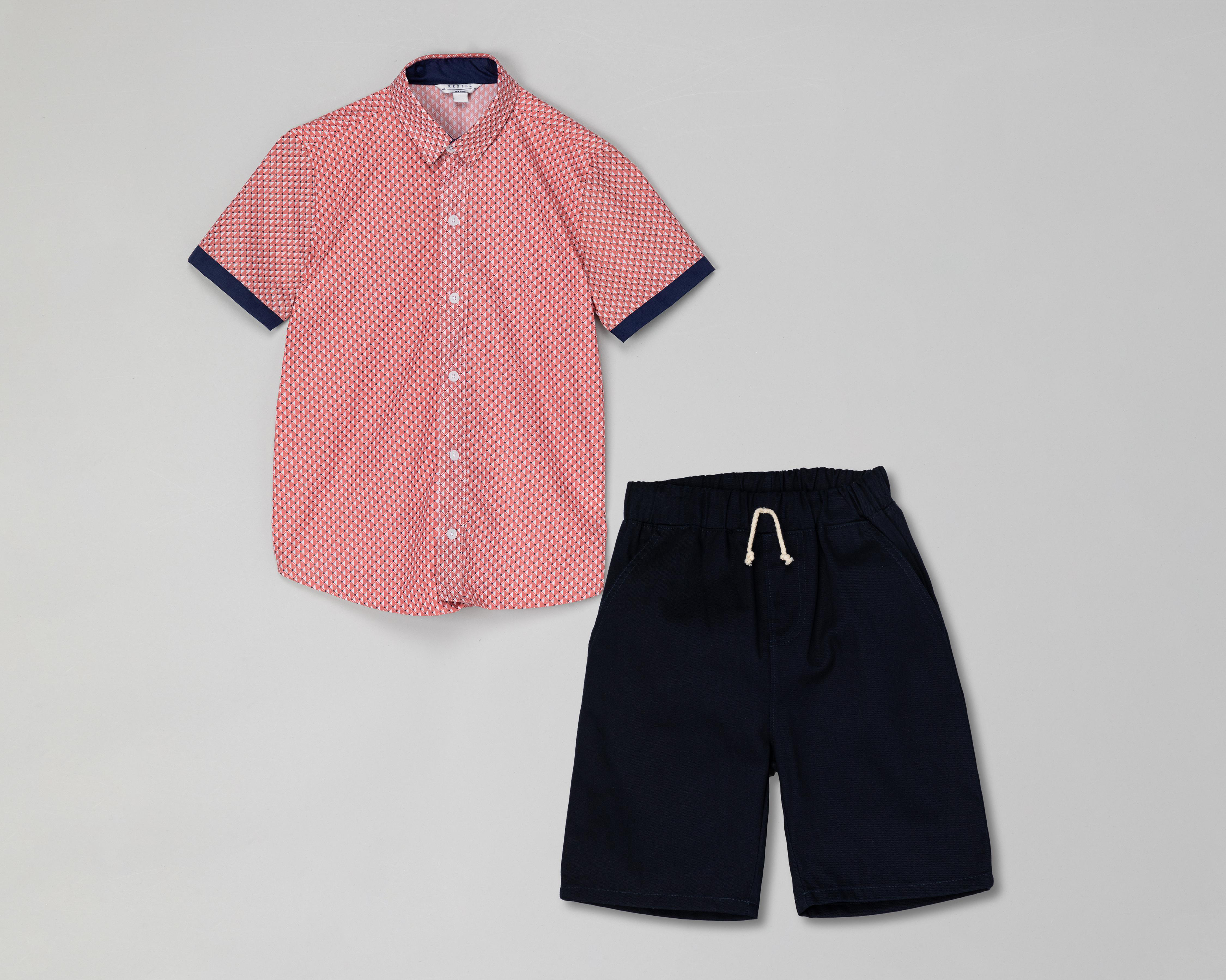 Conjunto con Short y Camisa Refill para Niño