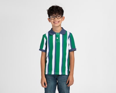 Foto 1 | Playera York Team Polo Club Manga Corta a Rayas para Niño