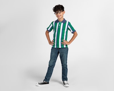 Foto 2 | Playera York Team Polo Club Manga Corta a Rayas para Niño