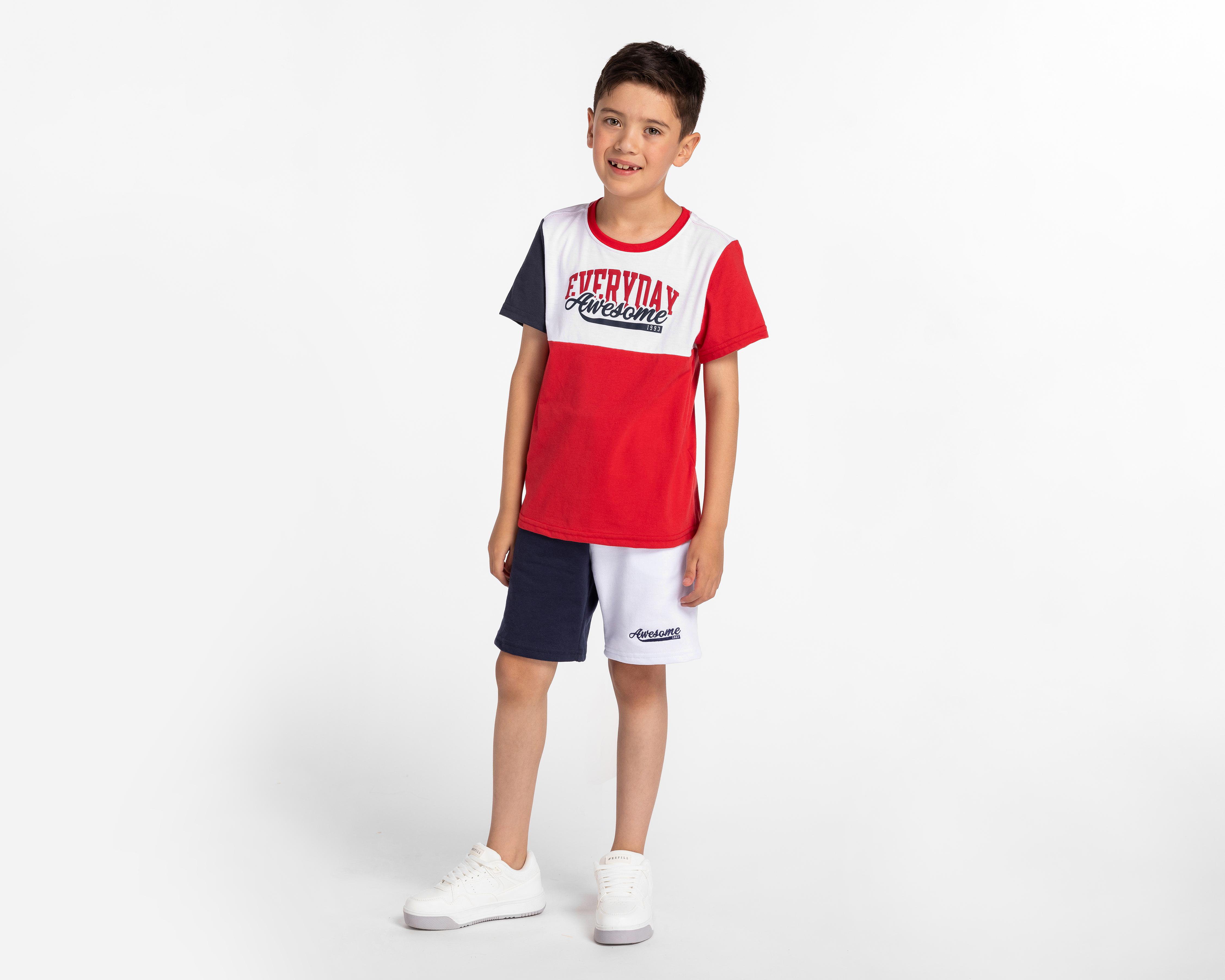 Foto 2 pulgar | Conjunto con Short y Playera Refill para Niño