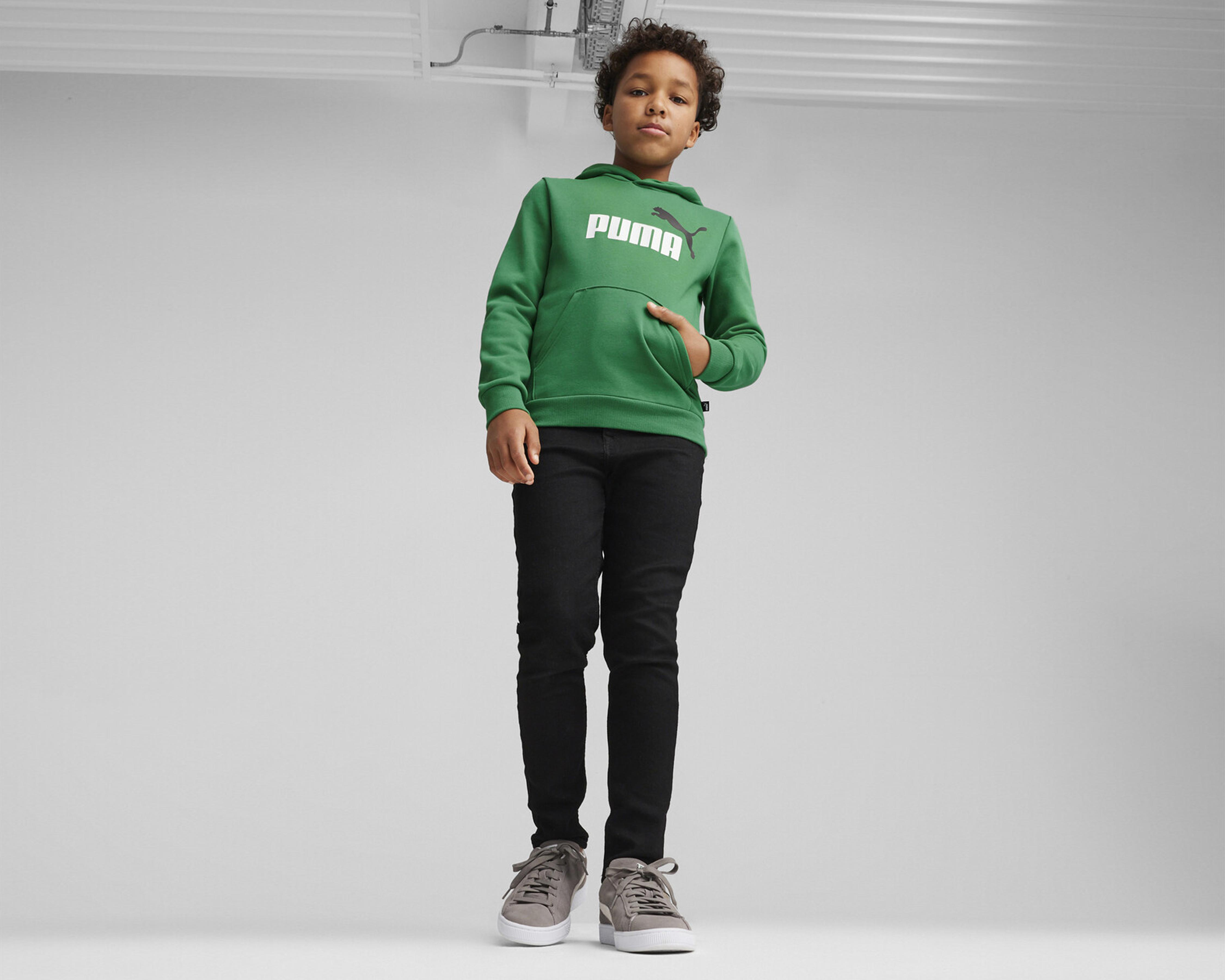 Foto 6 pulgar | Sudadera Puma con Gorro Juvenil