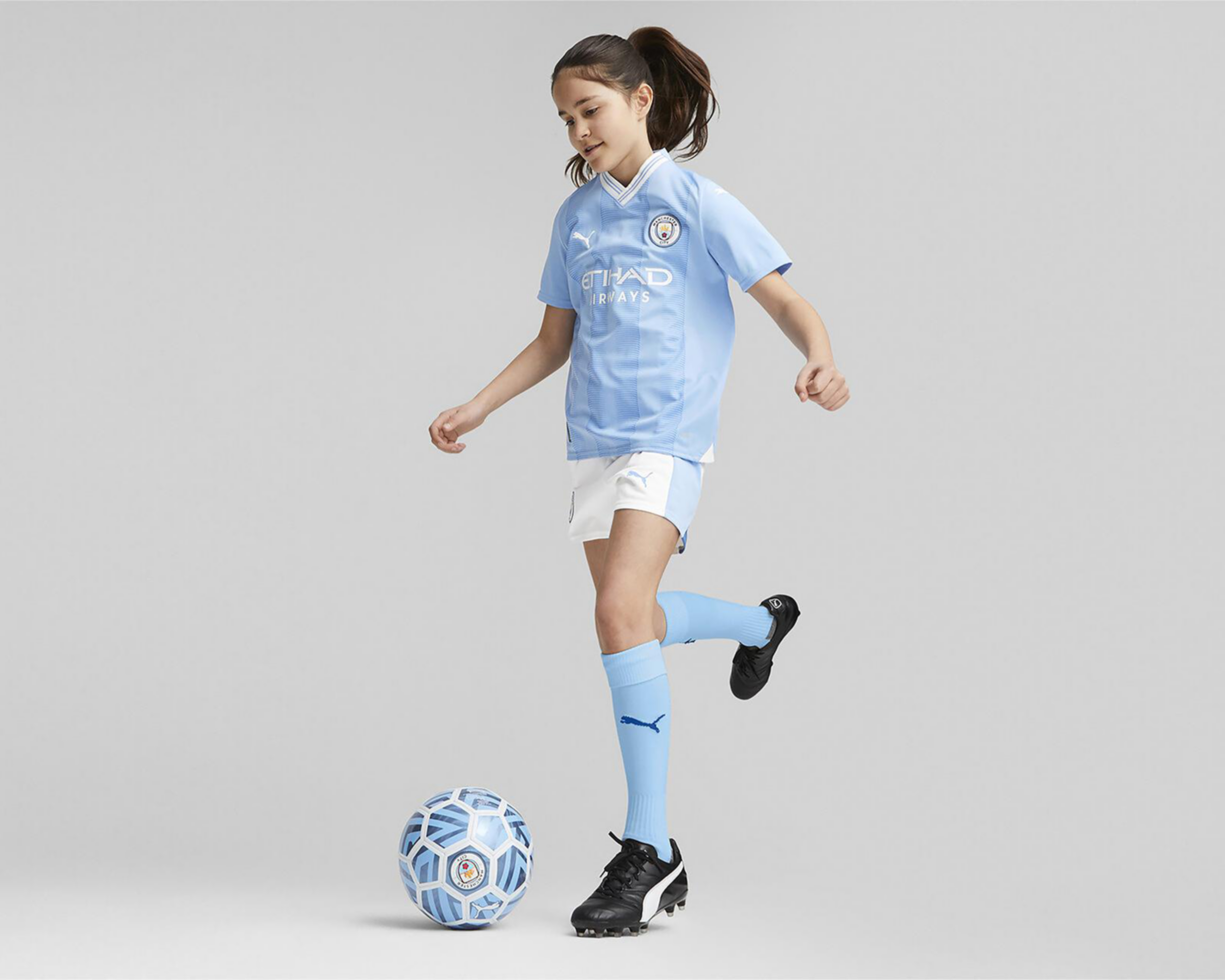 Foto 5 | Jersey Puma Manchester City Local 2023-2024 Juvenil Réplica