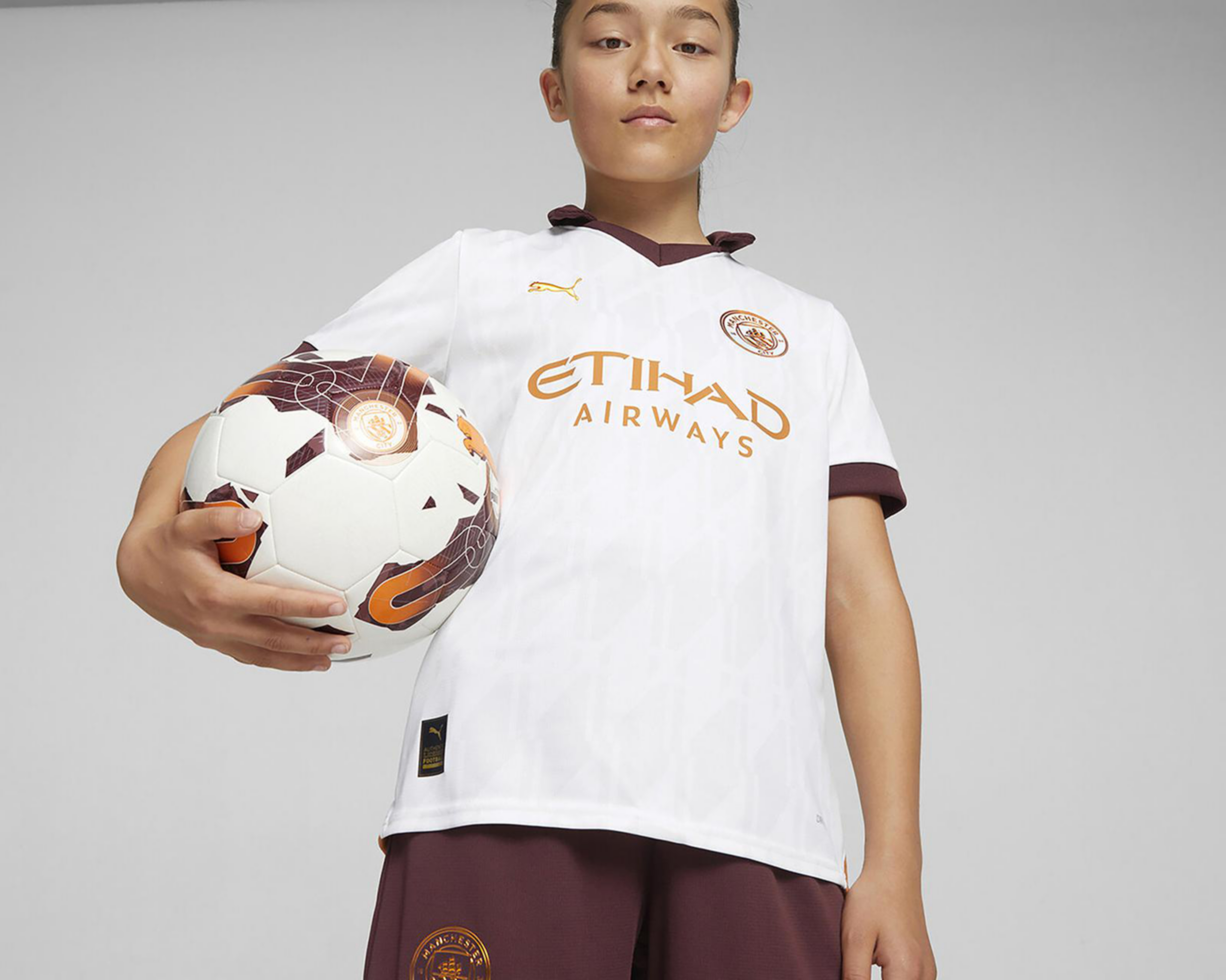 Foto 4 pulgar | Jersey Puma Manchester City Visitante 2023-2024 Juvenil Replica