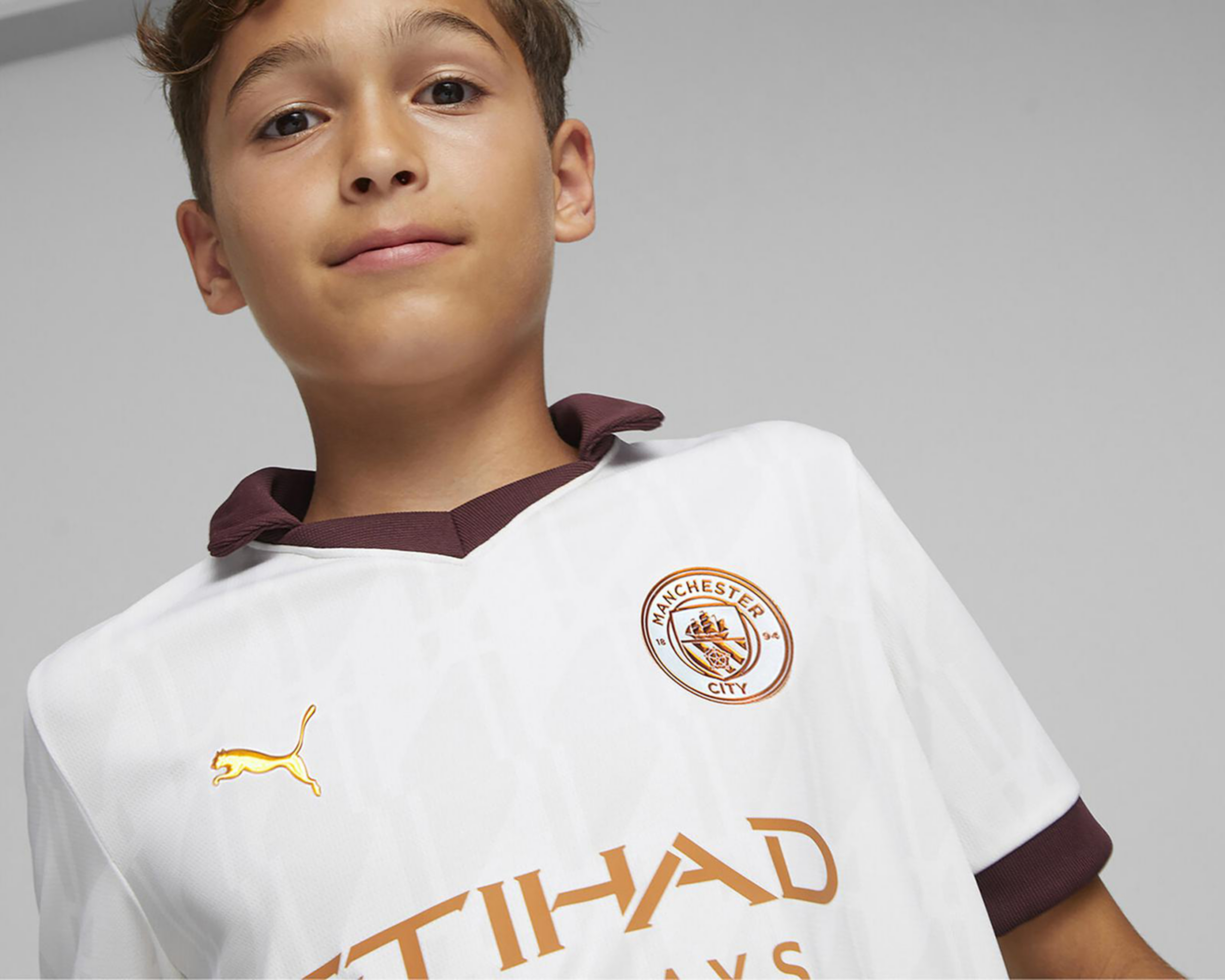 Foto 5 pulgar | Jersey Puma Manchester City Visitante 2023-2024 Juvenil Replica