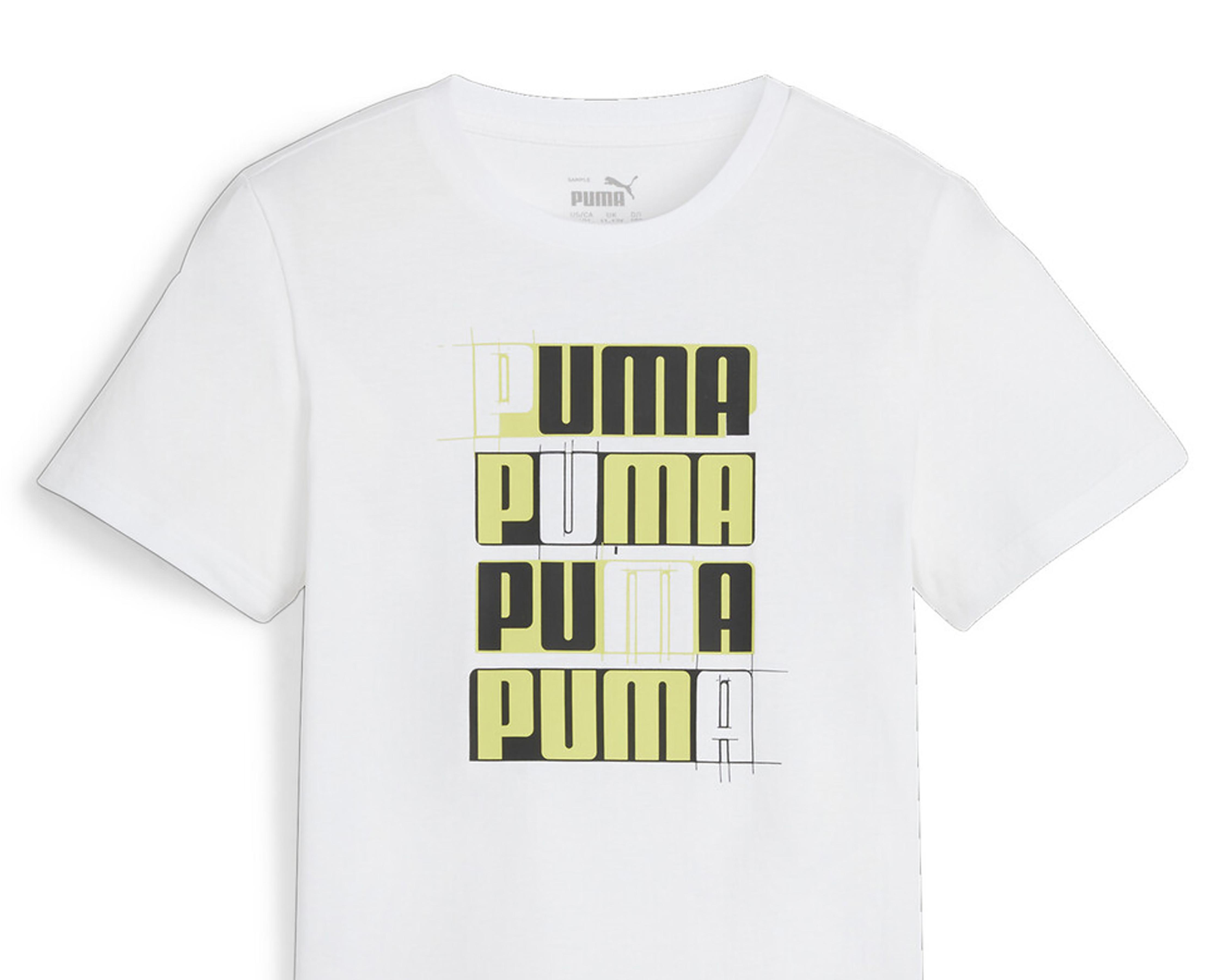 Foto 4 pulgar | Playera Puma Deportiva Juvenil