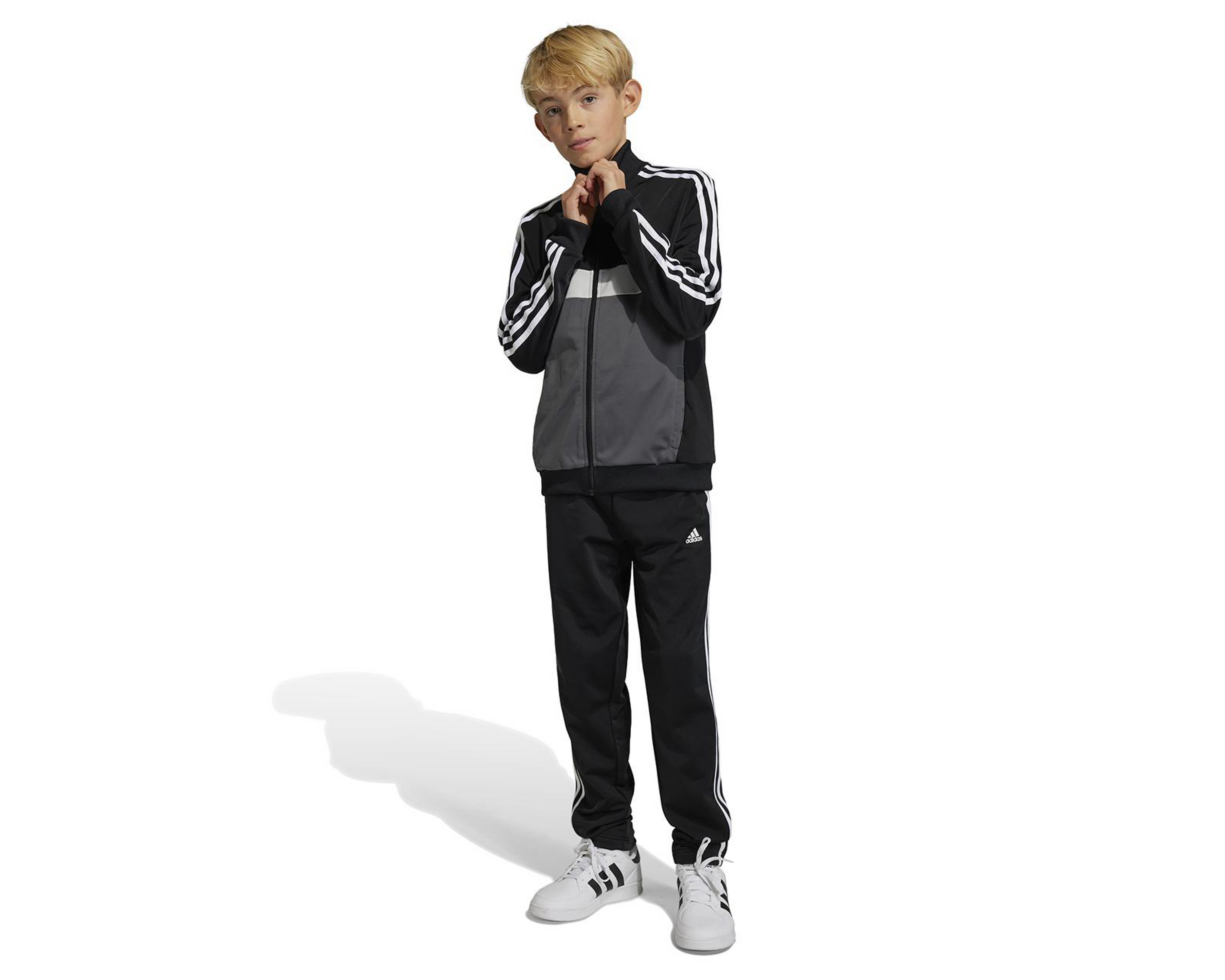 Foto 2 pulgar | Conjunto de Pants y Chamarra Adidas Juvenil