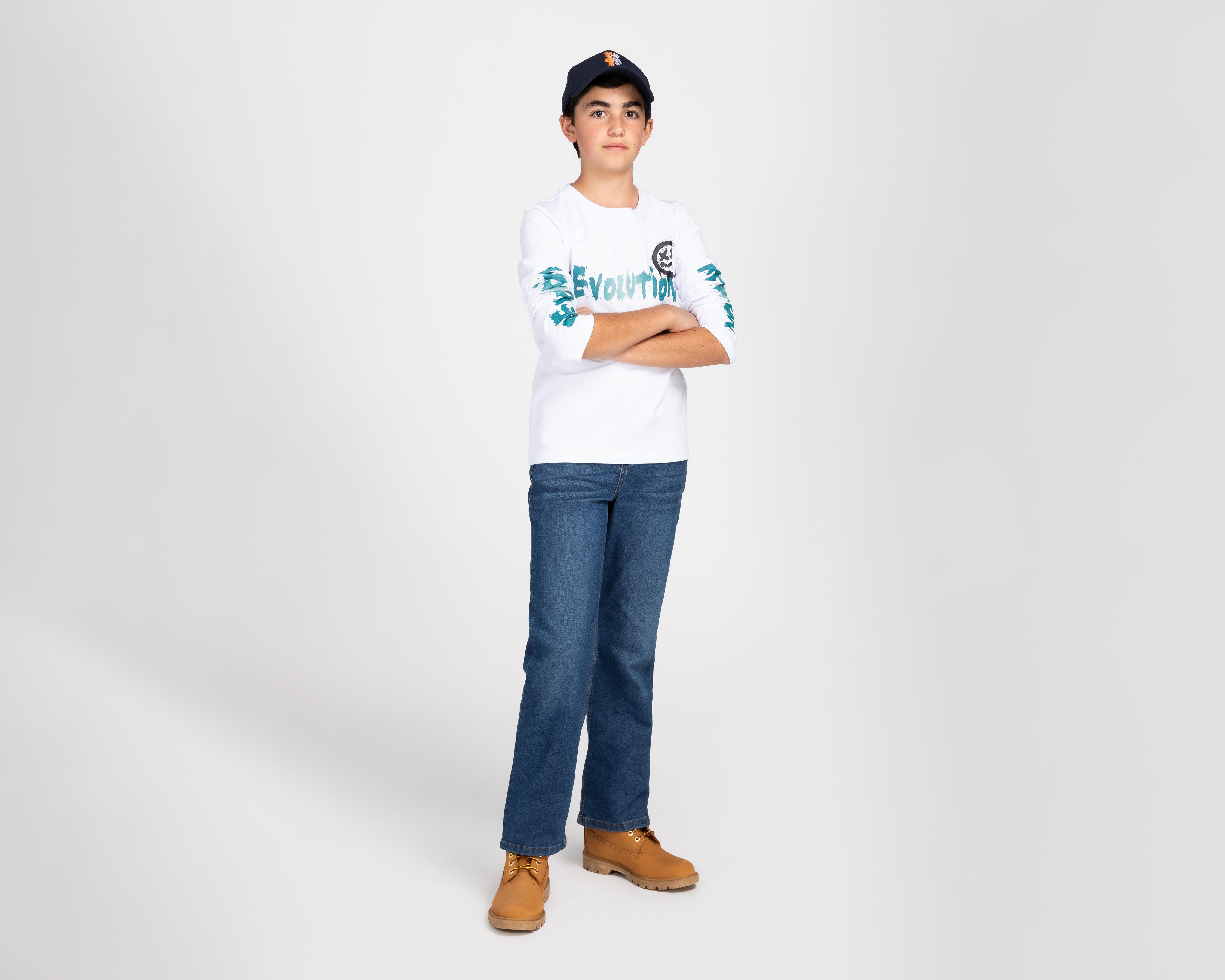 Foto 4 pulgar | Playera Neo*City Manga Larga Estampada Juvenil