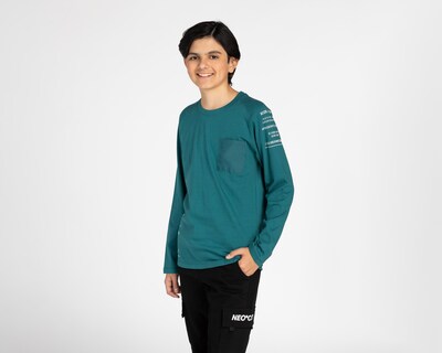 Foto 1 | Playera Neo*City Manga Larga Estampada Juvenil