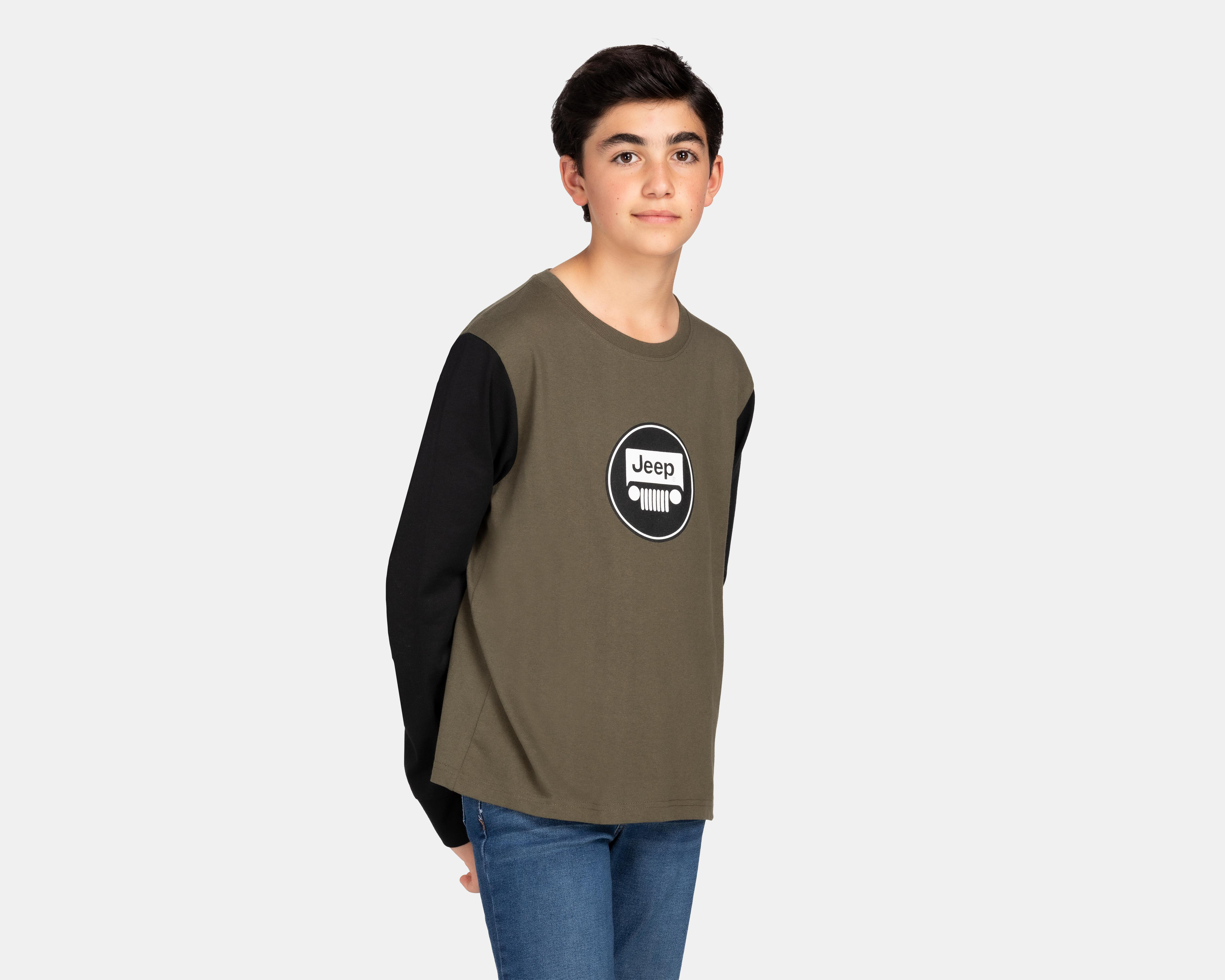 Foto 4 pulgar | Playera Jeep Manga Larga Estampada para Niño
