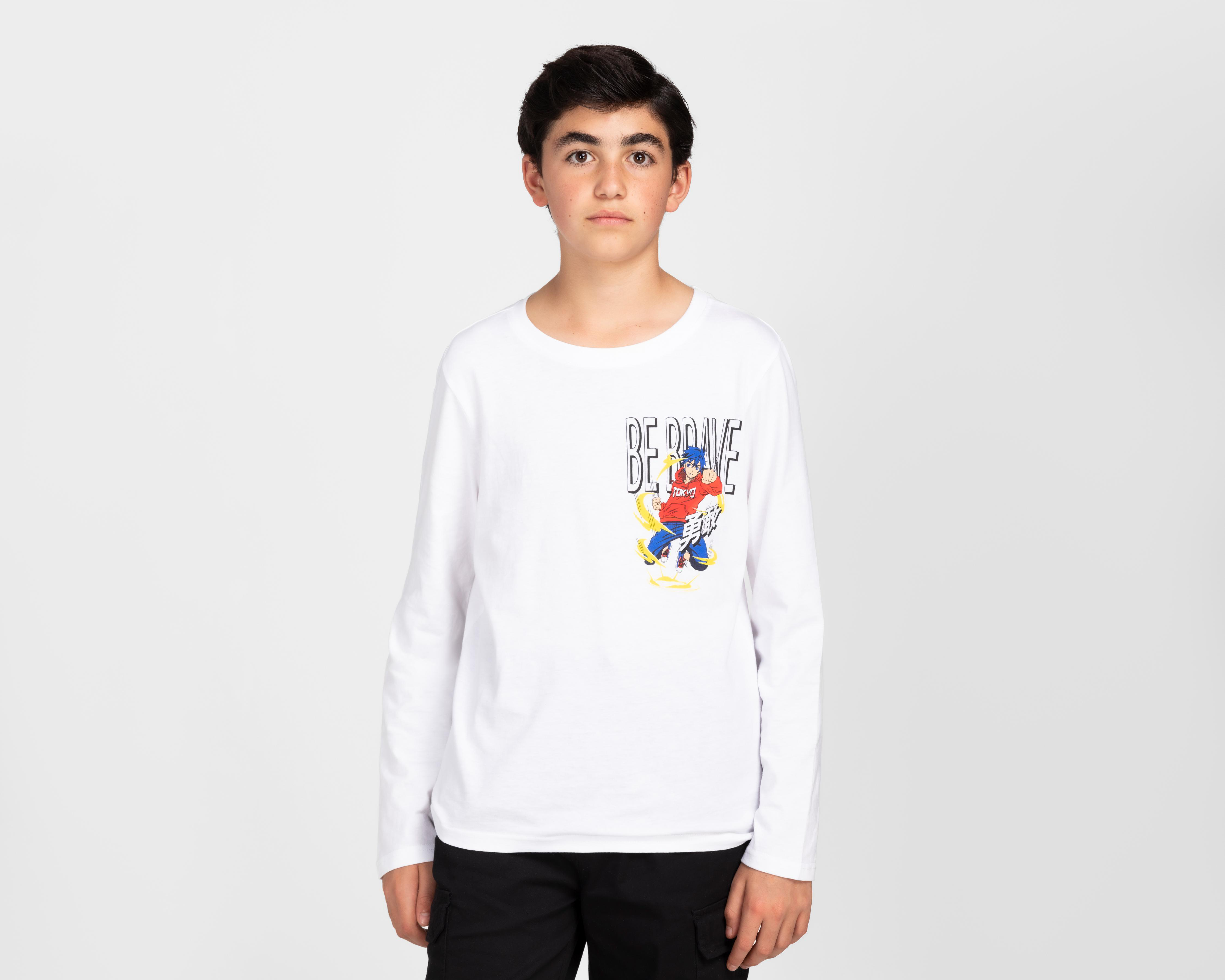 Foto 1 | Playera Neo*City Manga Larga Estampada Juvenil