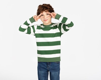 Foto 1 | Playera Refill Manga Larga a Rayas para Niño