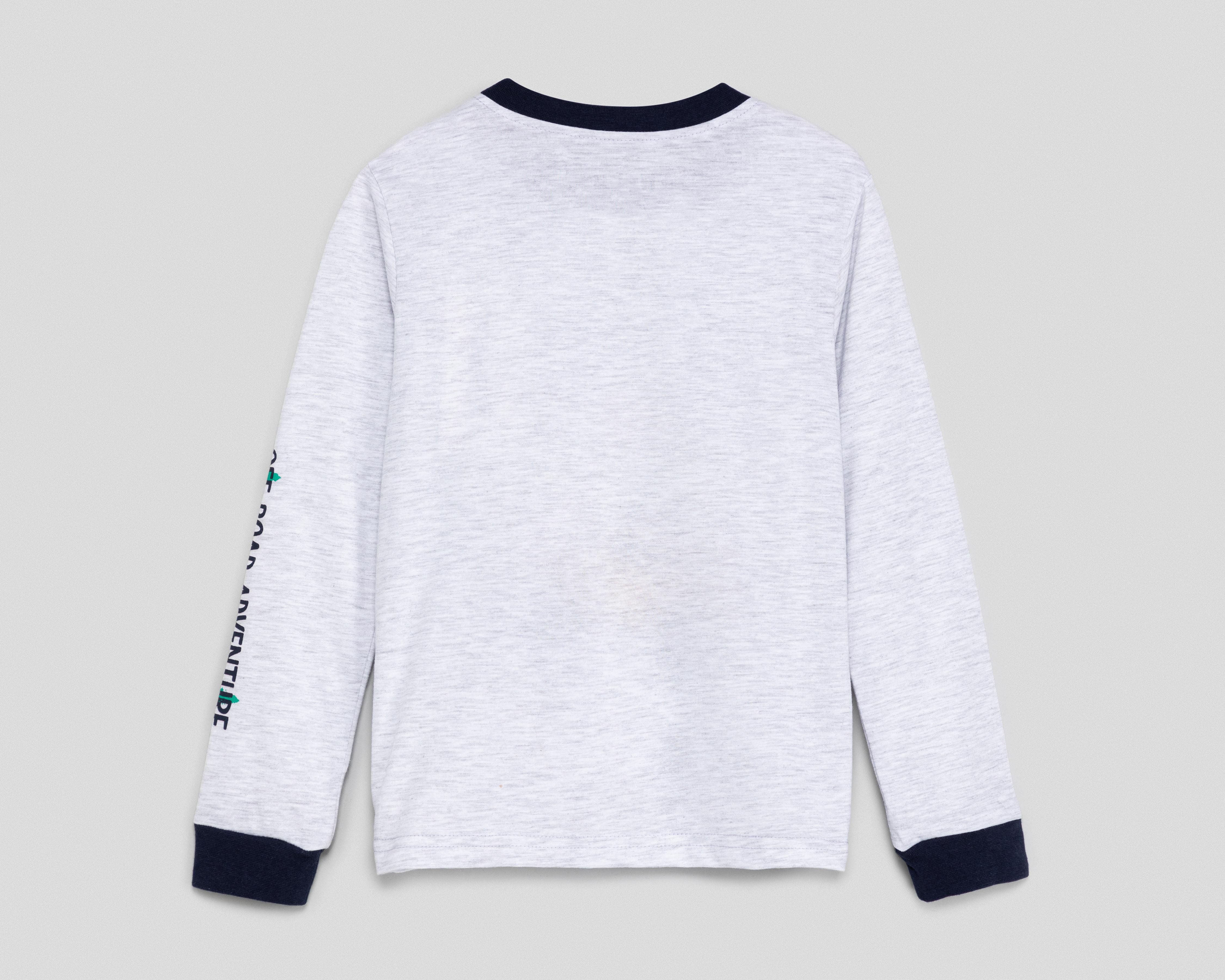 Foto 2 | Playera Refill Manga Larga Estampada para Niño