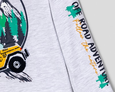 Foto 3 | Playera Refill Manga Larga Estampada para Niño