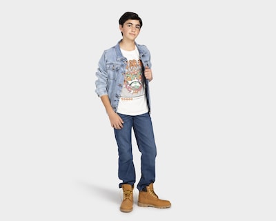 Foto 3 | Playera Neo*City Manga Corta Estampada para Niño