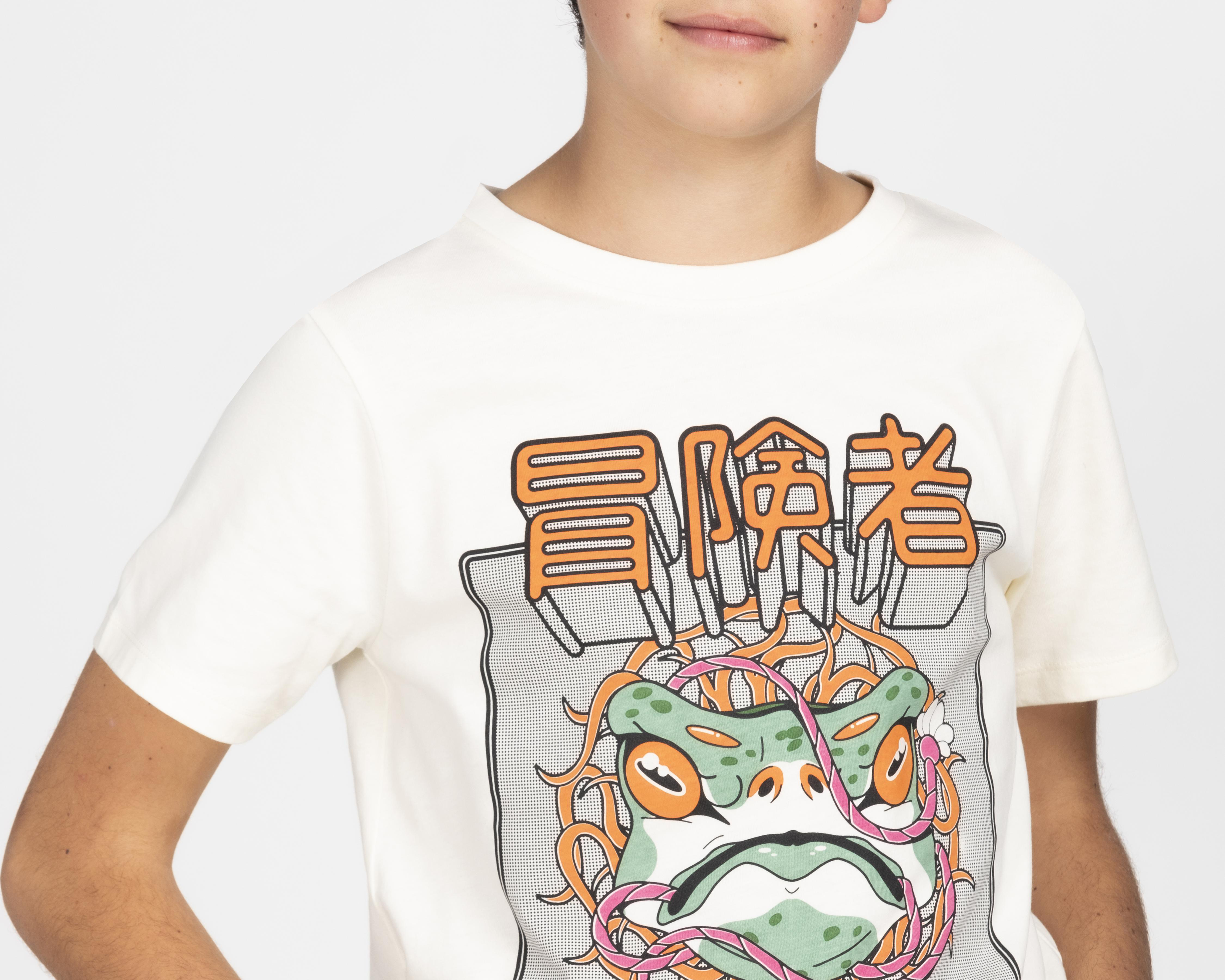 Foto 4 | Playera Neo*City Manga Corta Estampada para Niño